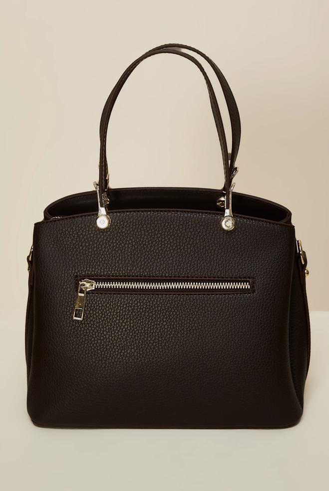 Vêtements hijab BRUN SAC ALVINA EN SIMILICUIR 832 - ALVİNA