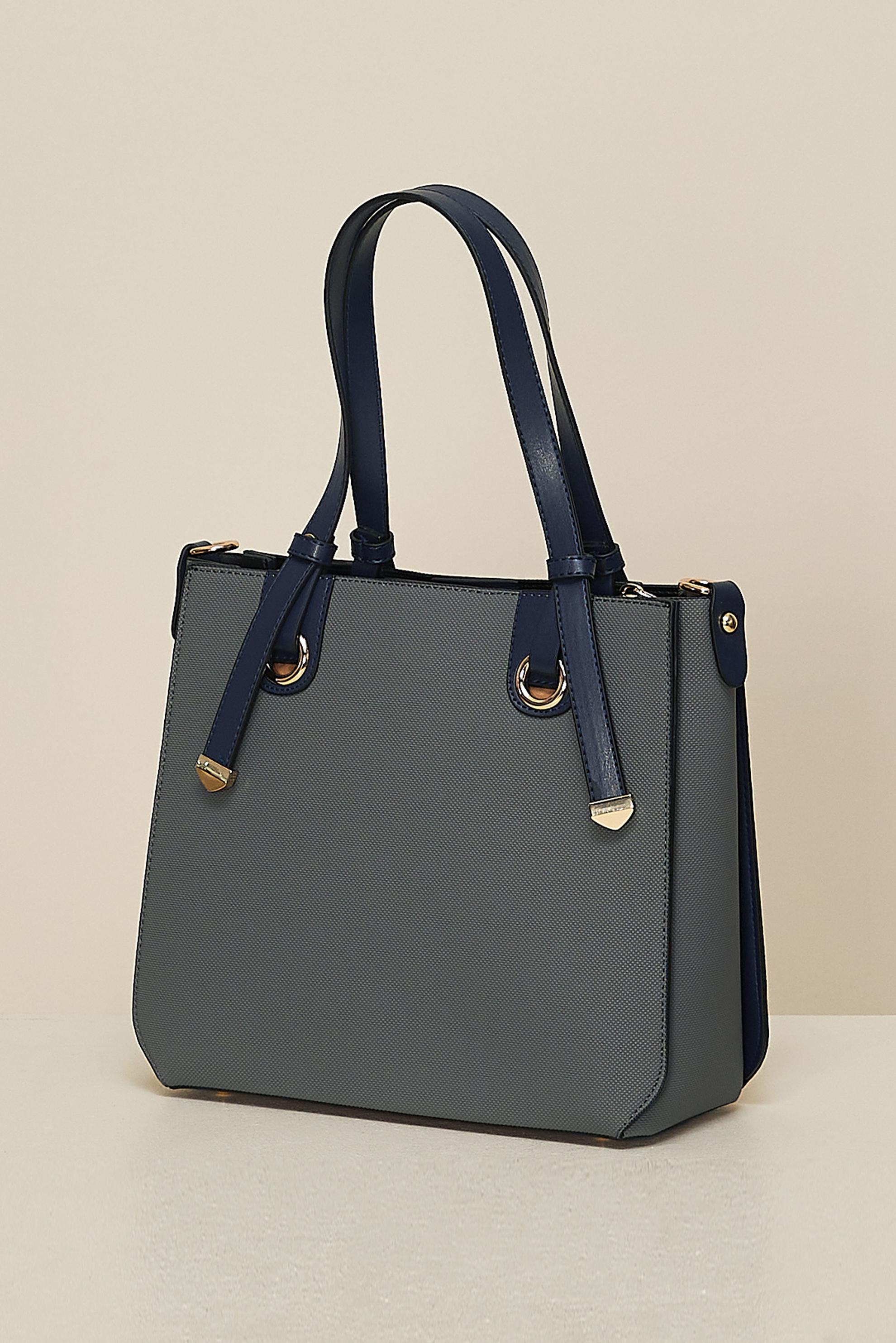 Tesettür giyim GRİ ALVİNA SUNİ DERİ OMUZ ÇANTASI 840