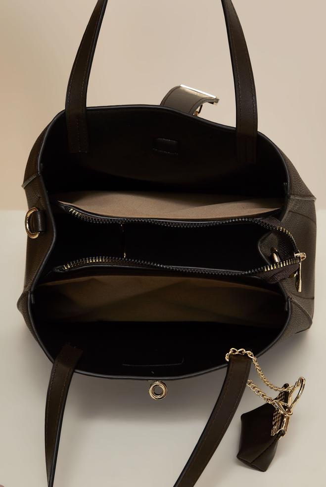 Hijab clothing BROWN ALVINA CHARM DETAILED BAG 900 - ALVİNA