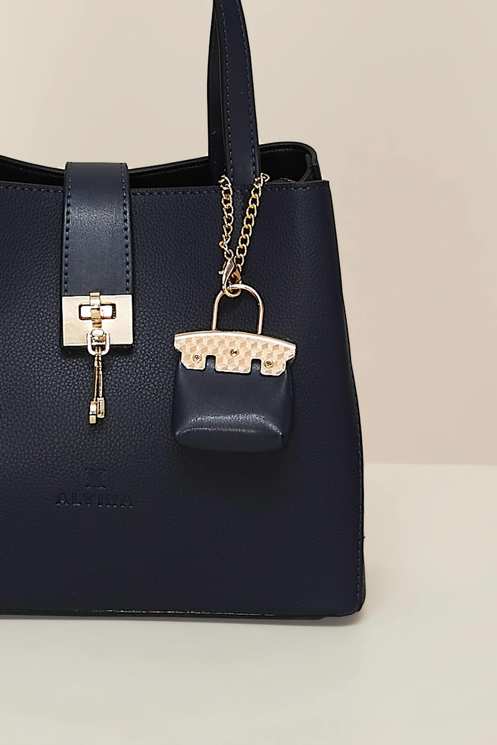Hijab clothing NAVY BLUE ALVINA CHARM DETAILED BAG 900