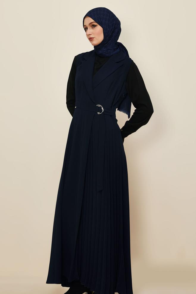Tesettür giyim LACİVERT 45942 VİRONA JİLE 38-46 TEK 42 - ALVİNA