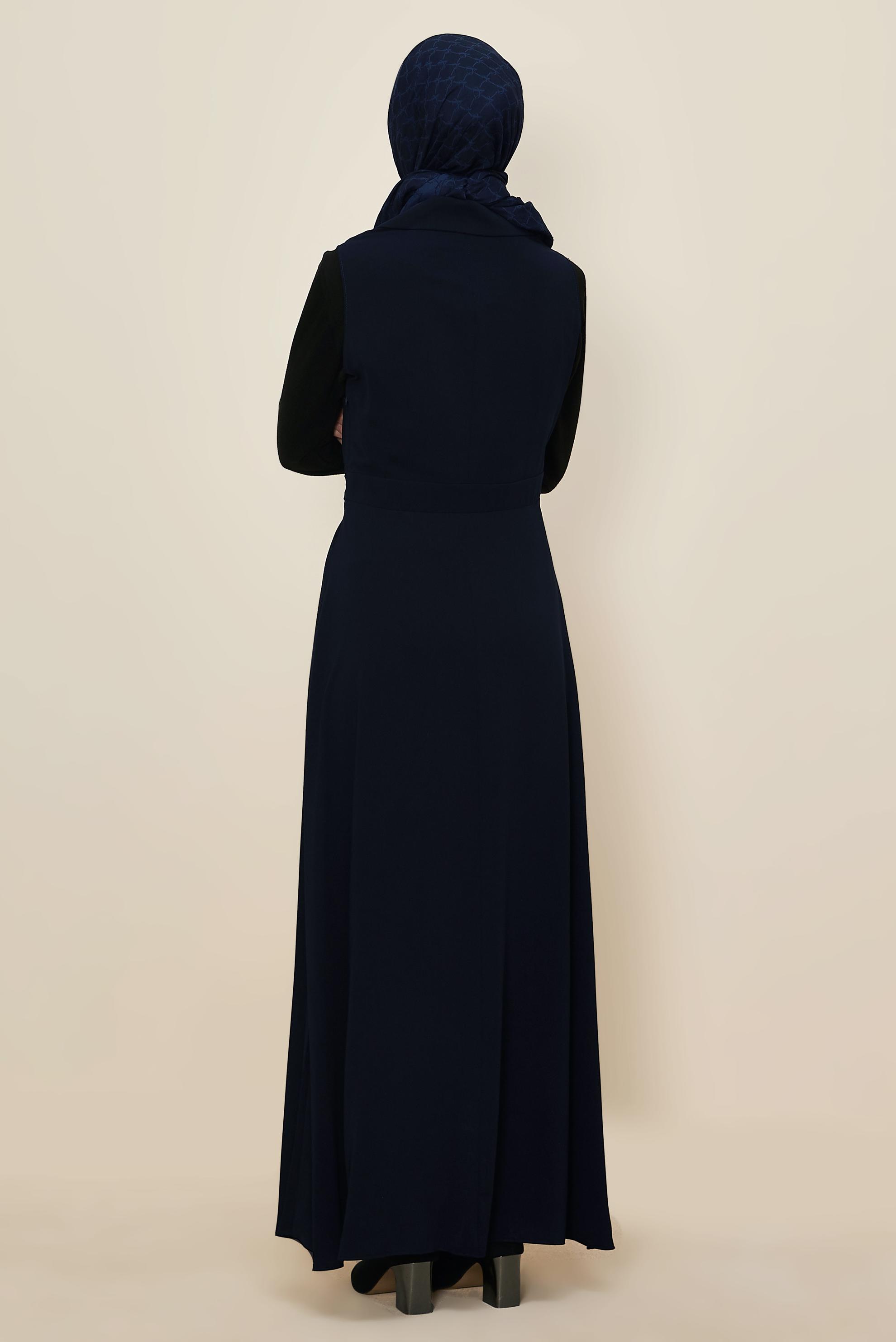 Tesettür giyim LACİVERT 45942 VİRONA JİLE 38-46 TEK 42