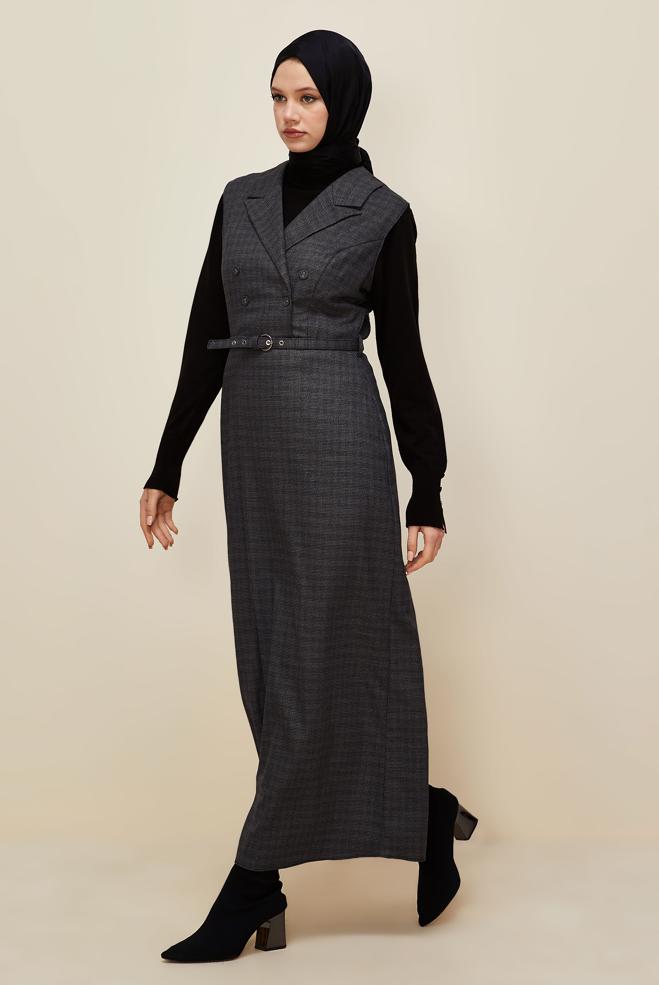 Hijab clothing GREY 45954 NEW SANTİAGO JİLE 38-44 TEK 40 - ALVİNA