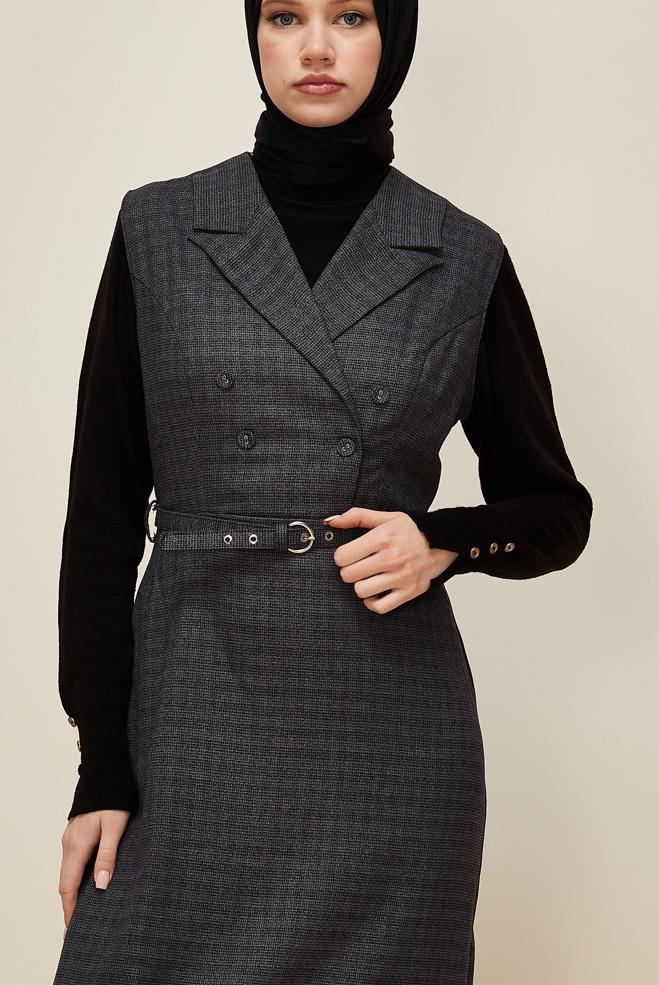 Hijab clothing GREY 45954 NEW SANTİAGO JİLE 38-44 TEK 40 - ALVİNA