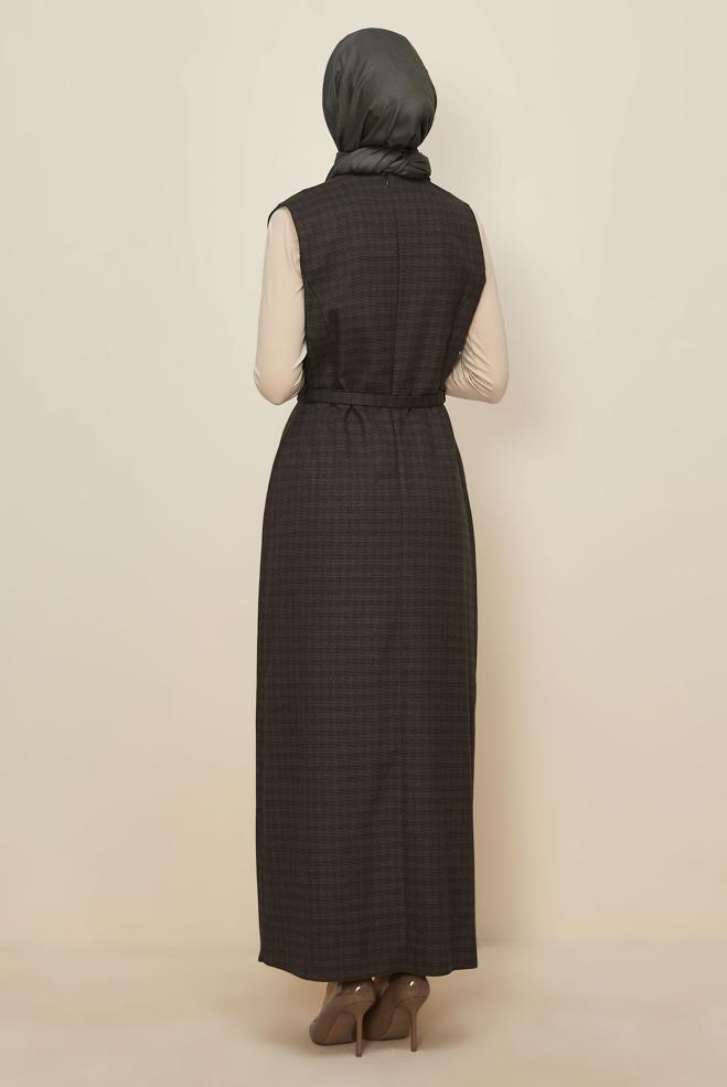 Tesettür giyim KAHVE 45954 NEW SANTİAGO JİLE 38-44 TEK 40 - ALVİNA