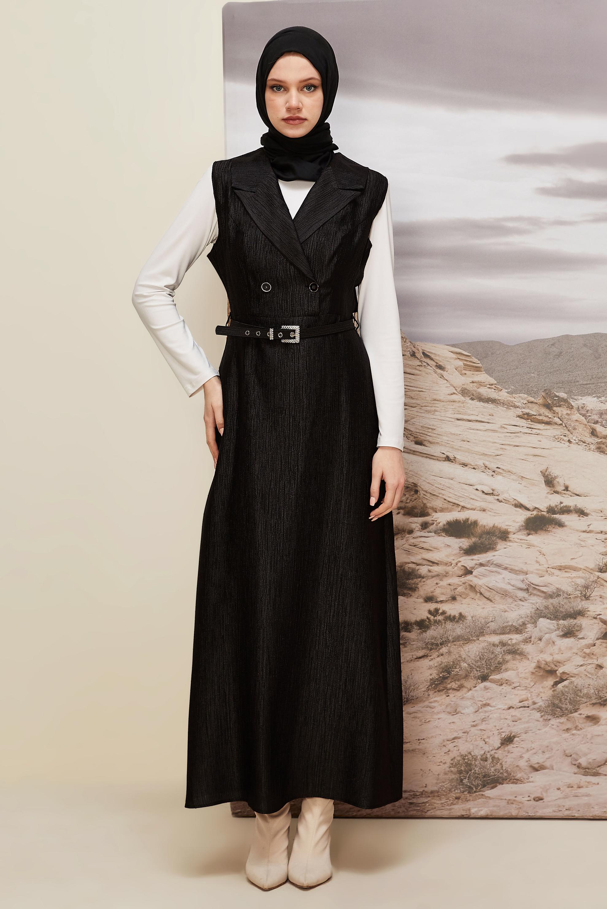 Hijab clothing BLACK 45956 NEW VALERİA JİLE 38-44