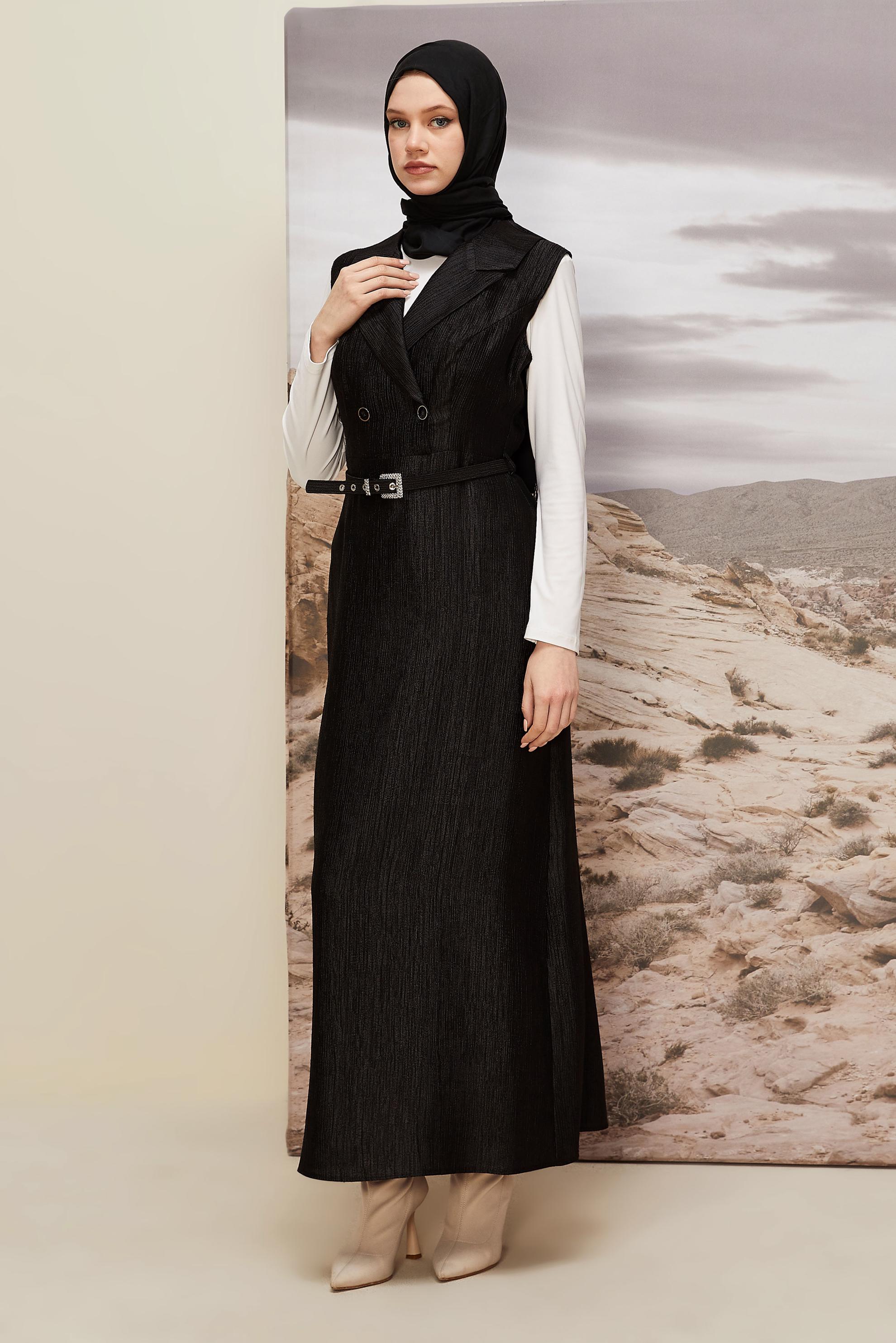 Hijab clothing BLACK 45956 NEW VALERİA JİLE 38-44