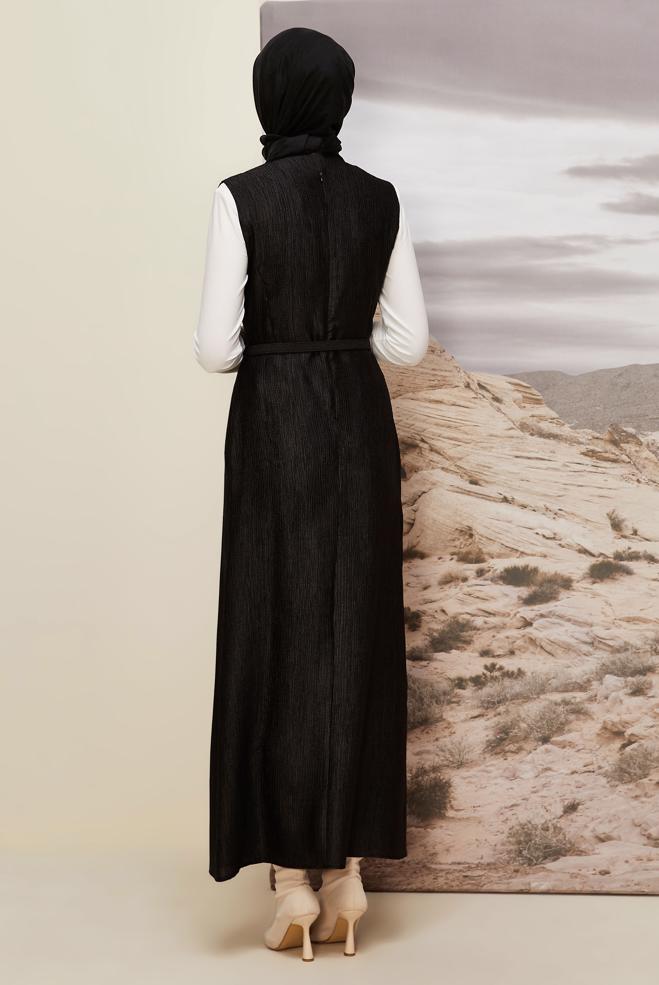 Tesettür giyim SİYAH 45956 NEW VALERİA JİLE 38-44 - ALVİNA