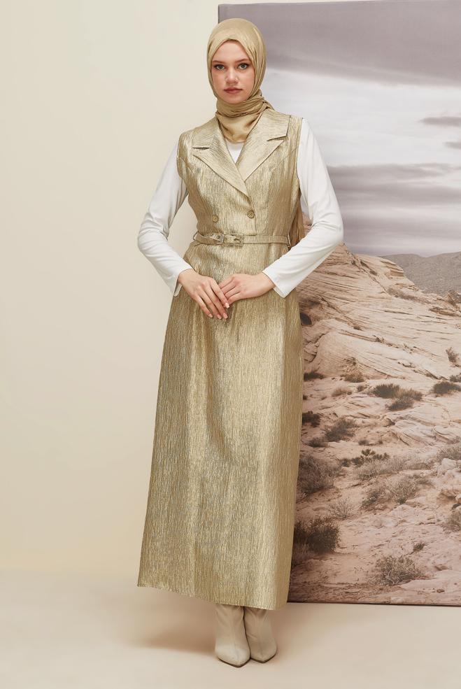 Tesettür giyim ALTIN 45956 NEW VALERİA JİLE 38-44 - ALVİNA