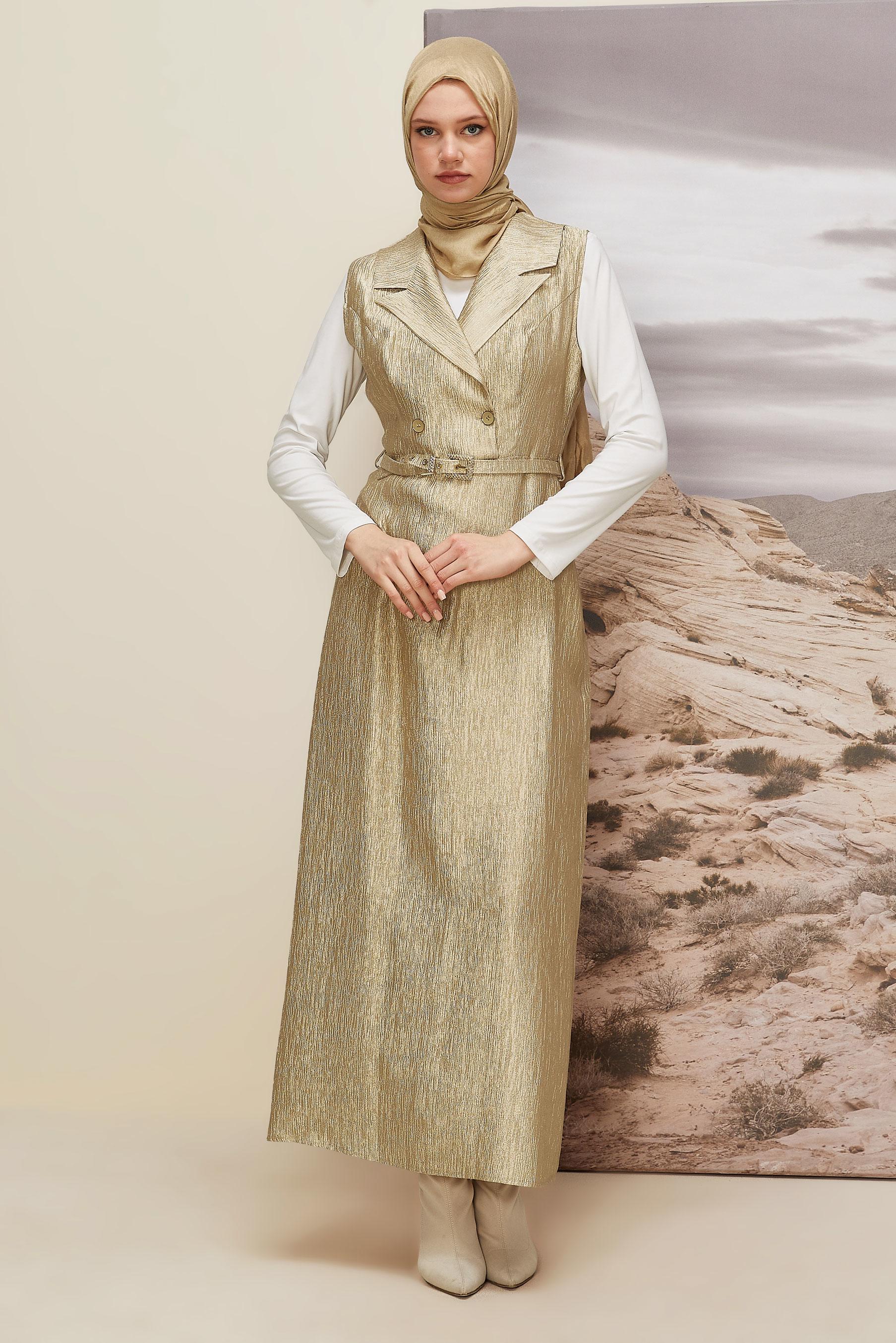 Tesettür giyim ALTIN 45956 NEW VALERİA JİLE 38-44