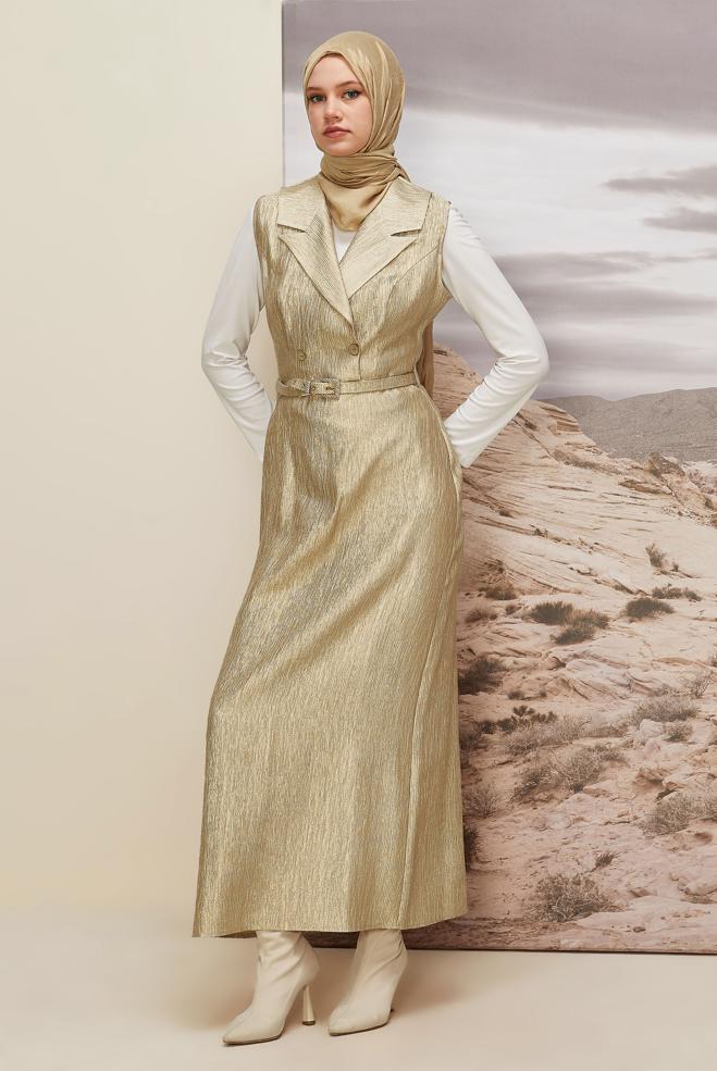 Tesettür giyim ALTIN 45956 NEW VALERİA JİLE 38-44 - ALVİNA