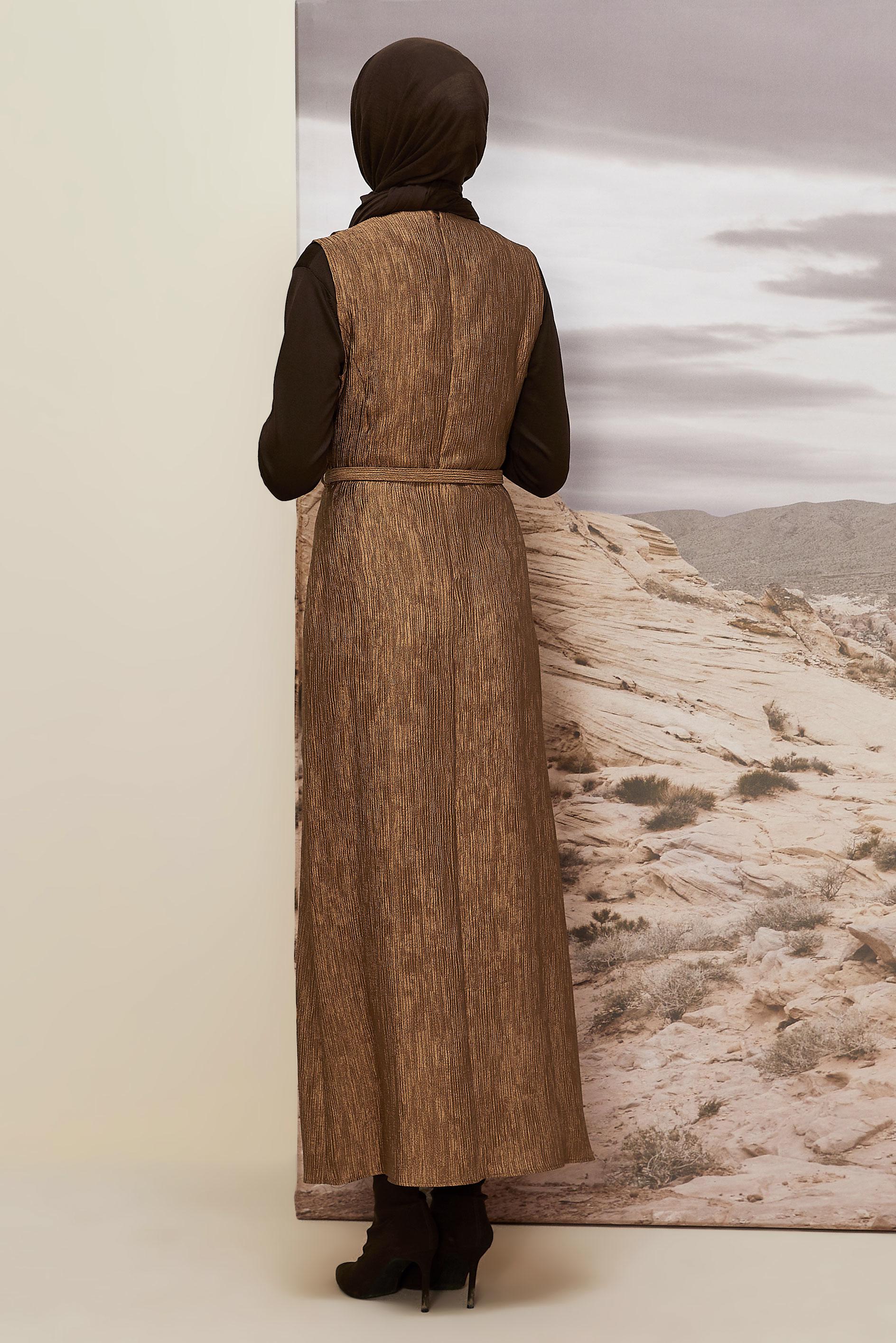 Hijab clothing BROWN 45956 NEW VALERİA JİLE 38-44