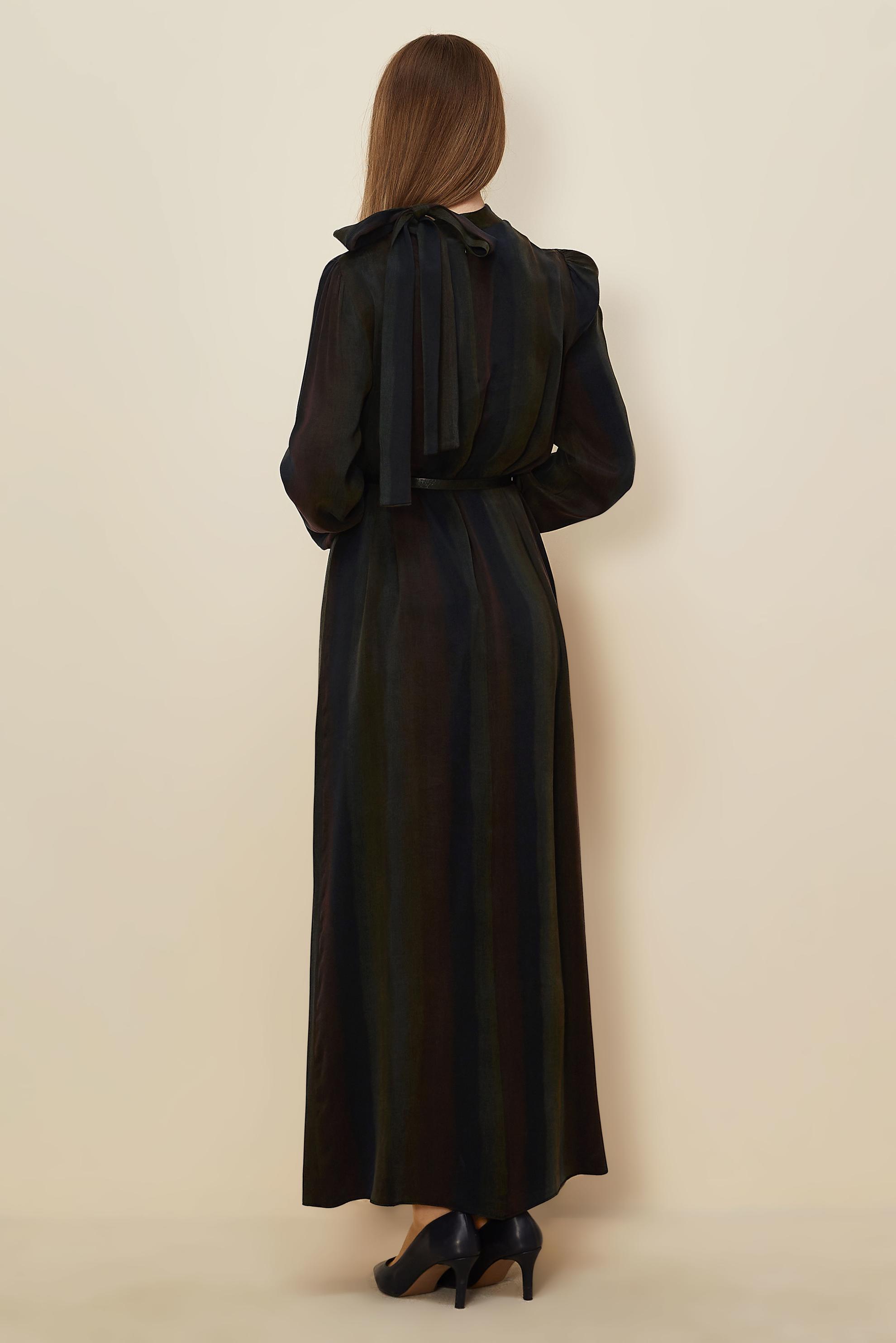 Hijab clothing BLACK 46105 CUPRO 2980 ELBİSE 38-46 TEK 40