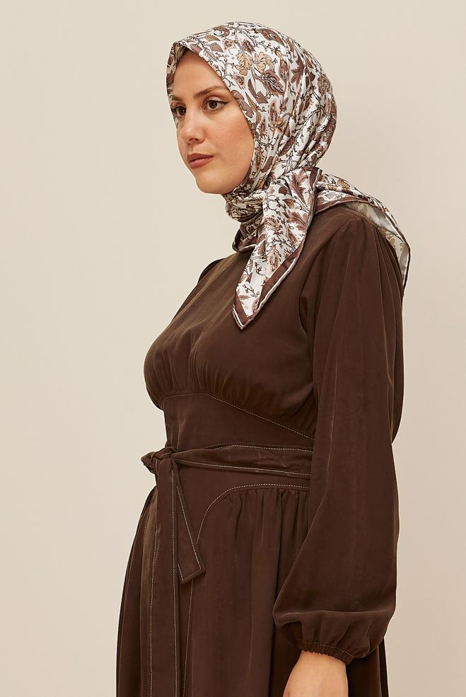 Vêtements hijab ROSE ÉCHARPE À MOTIFS ALVINA 10609 - ALVİNA