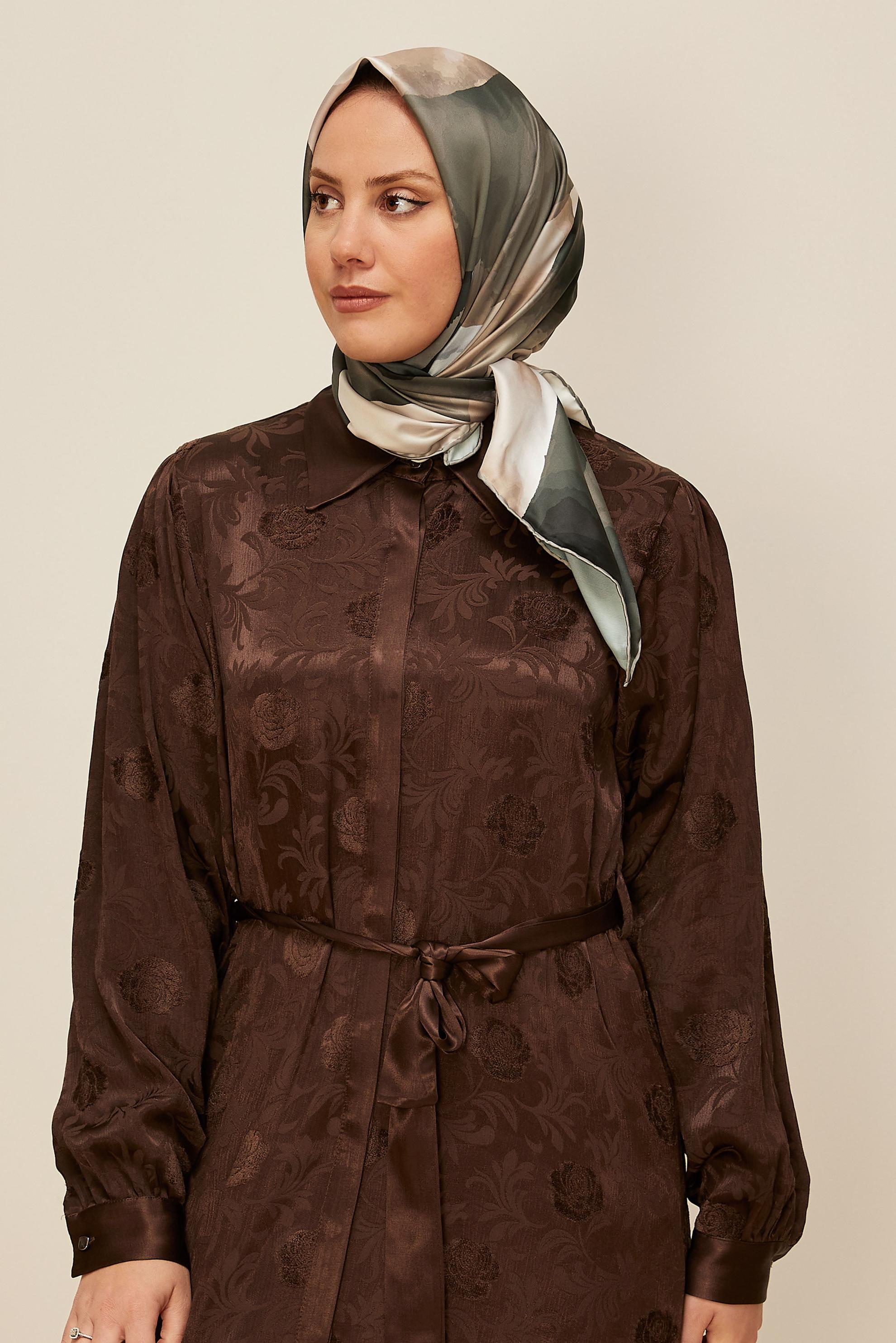 Vêtements hijab BEIGE 10613 ALVİNA REYON EŞARPP (HNM)