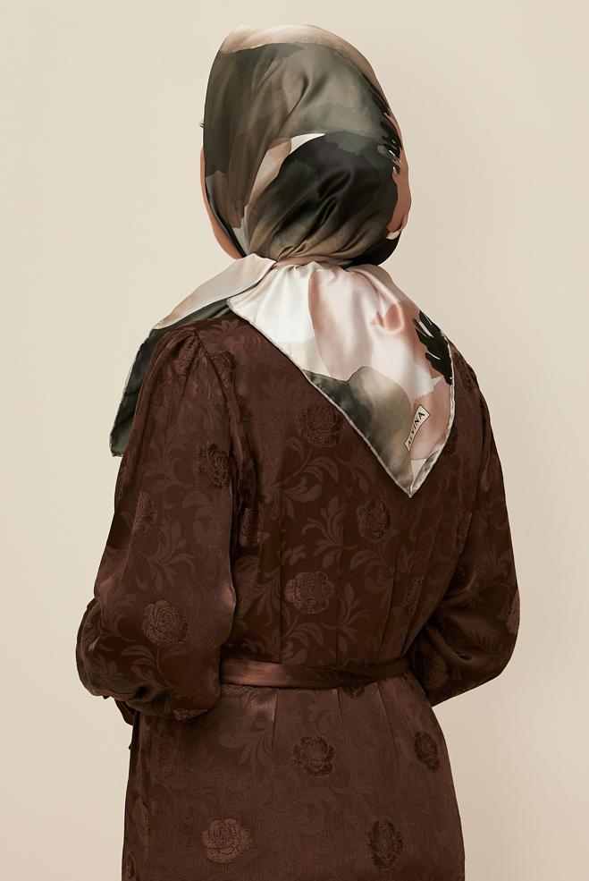 Vêtements hijab BEIGE 10613 ALVİNA REYON EŞARPP (HNM) - ALVİNA