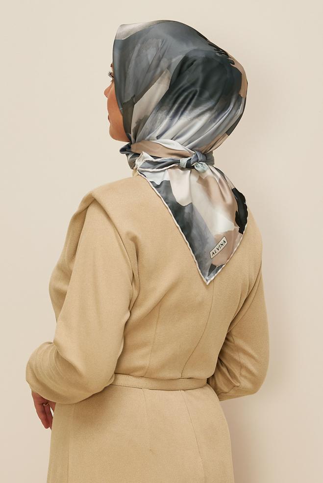 Vêtements hijab BEIGE 10613 ALVİNA REYON EŞARPP (HNM) - ALVİNA