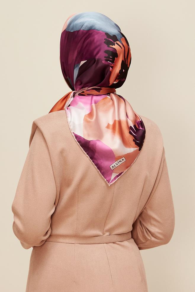 Vêtements hijab POUDRE 10613 ALVİNA REYON EŞARPP (HNM) - ALVİNA