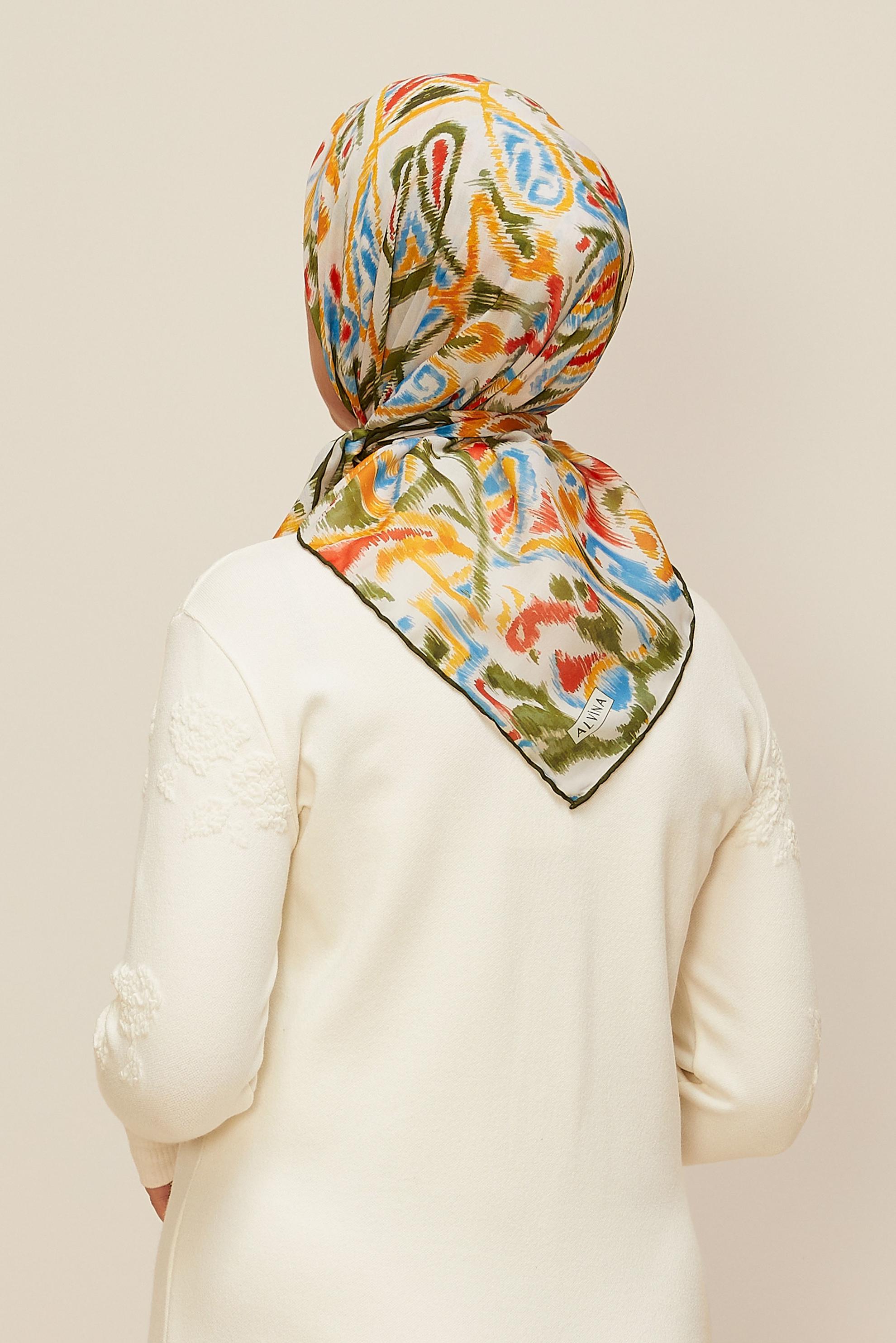 Vêtements hijab VERT 10866 ALVİNA SOFT EŞARPP (HNM)