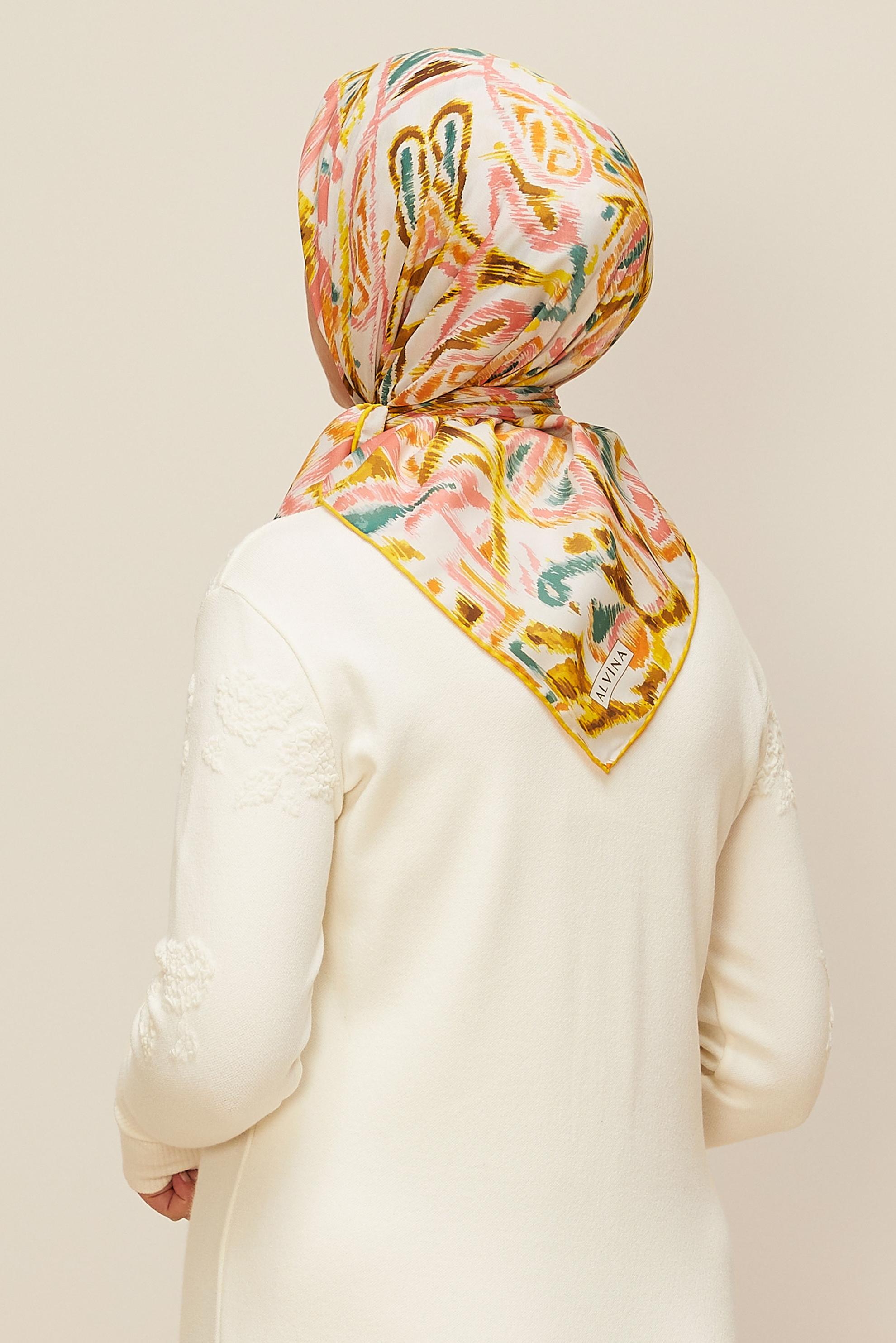 Vêtements hijab JAUNE 10866 ALVİNA SOFT EŞARPP (HNM)