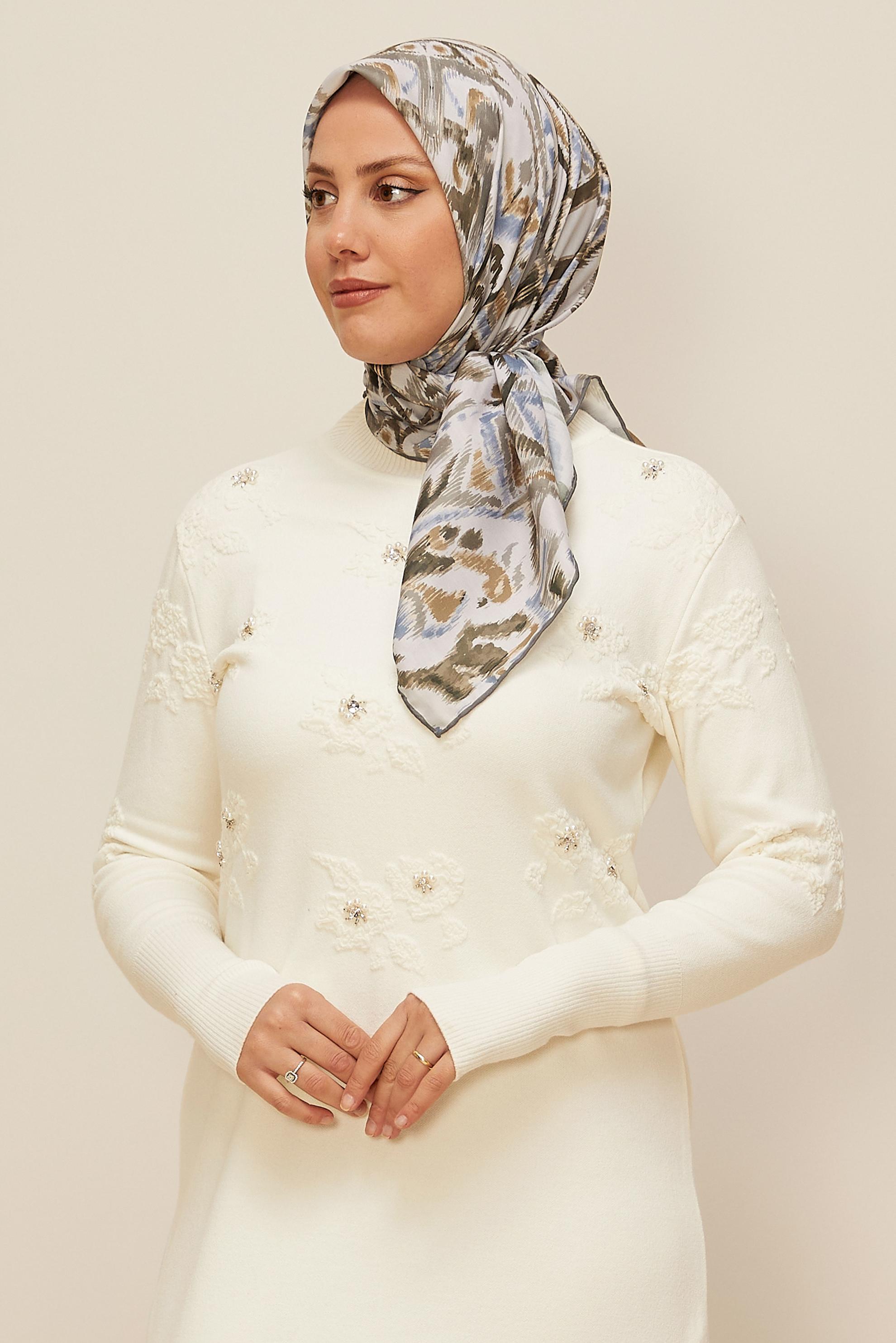 Vêtements hijab BEIGE 10866 ALVİNA SOFT EŞARPP (HNM)