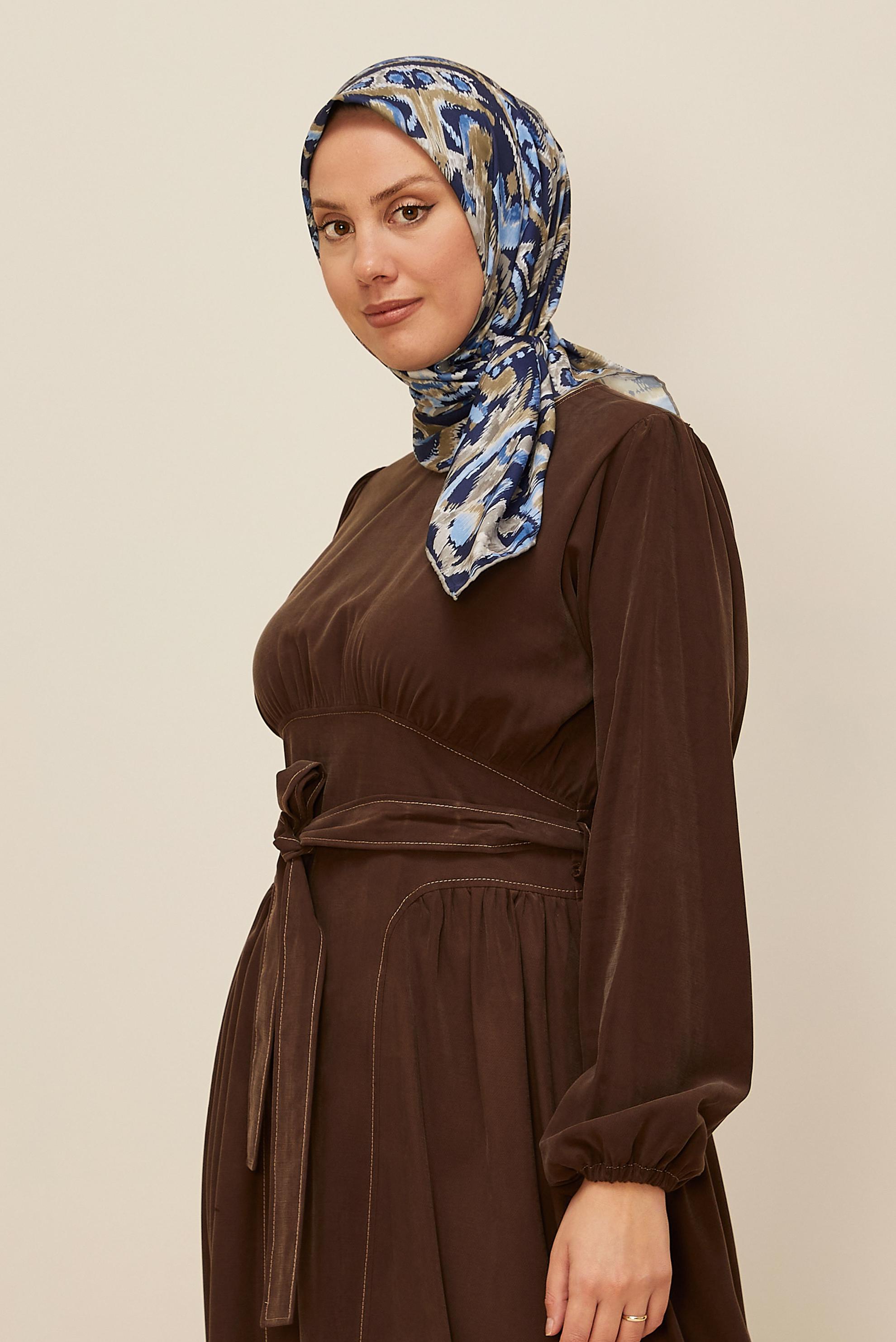 Vêtements hijab BLEU MARINE 10866 ALVİNA SOFT EŞARPP (HNM)