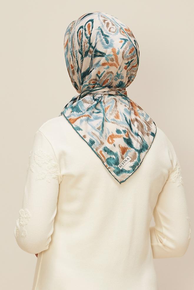 Vêtements hijab BLEU 10866 ALVİNA SOFT EŞARPP (HNM) - ALVİNA