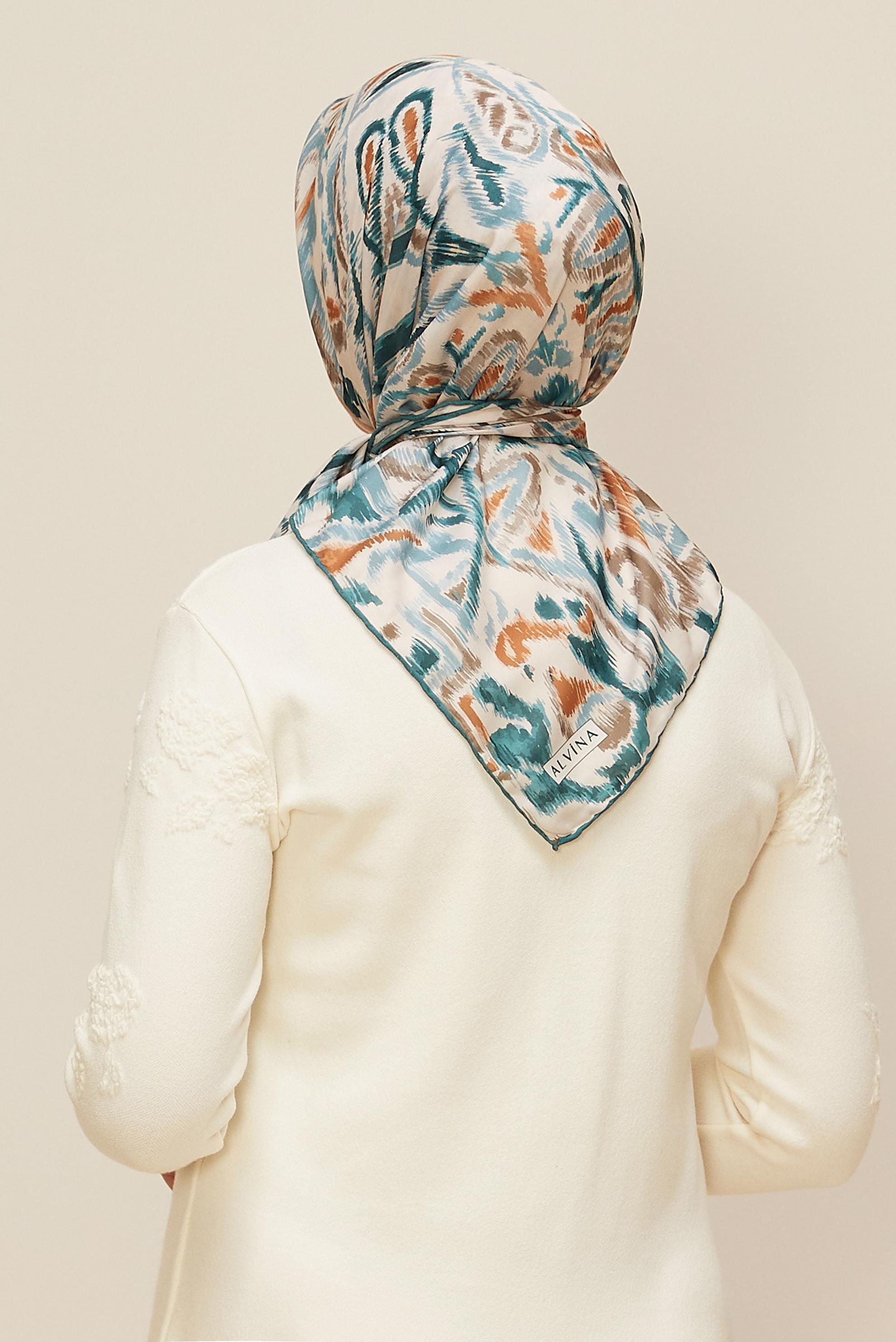 Vêtements hijab BLEU 10866 ALVİNA SOFT EŞARPP (HNM)
