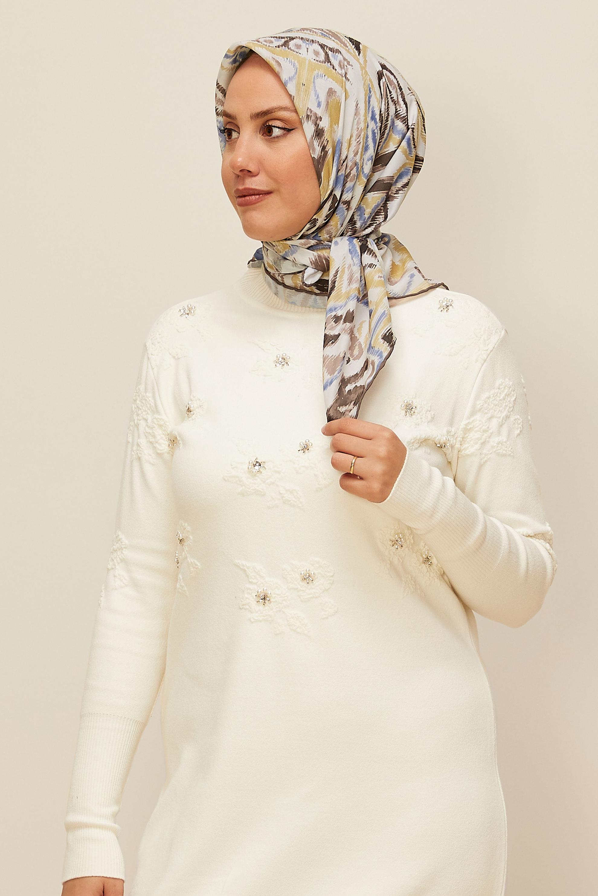 Vêtements hijab ROSE 10866 ALVİNA SOFT EŞARPP (HNM)