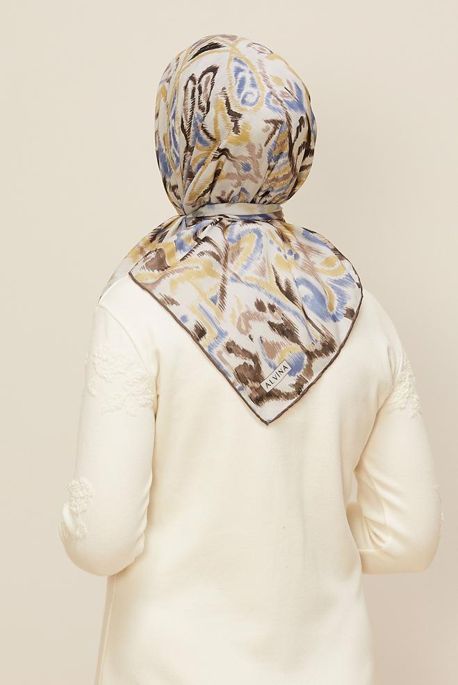 Vêtements hijab ROSE 10866 ALVİNA SOFT EŞARPP (HNM) - ALVİNA