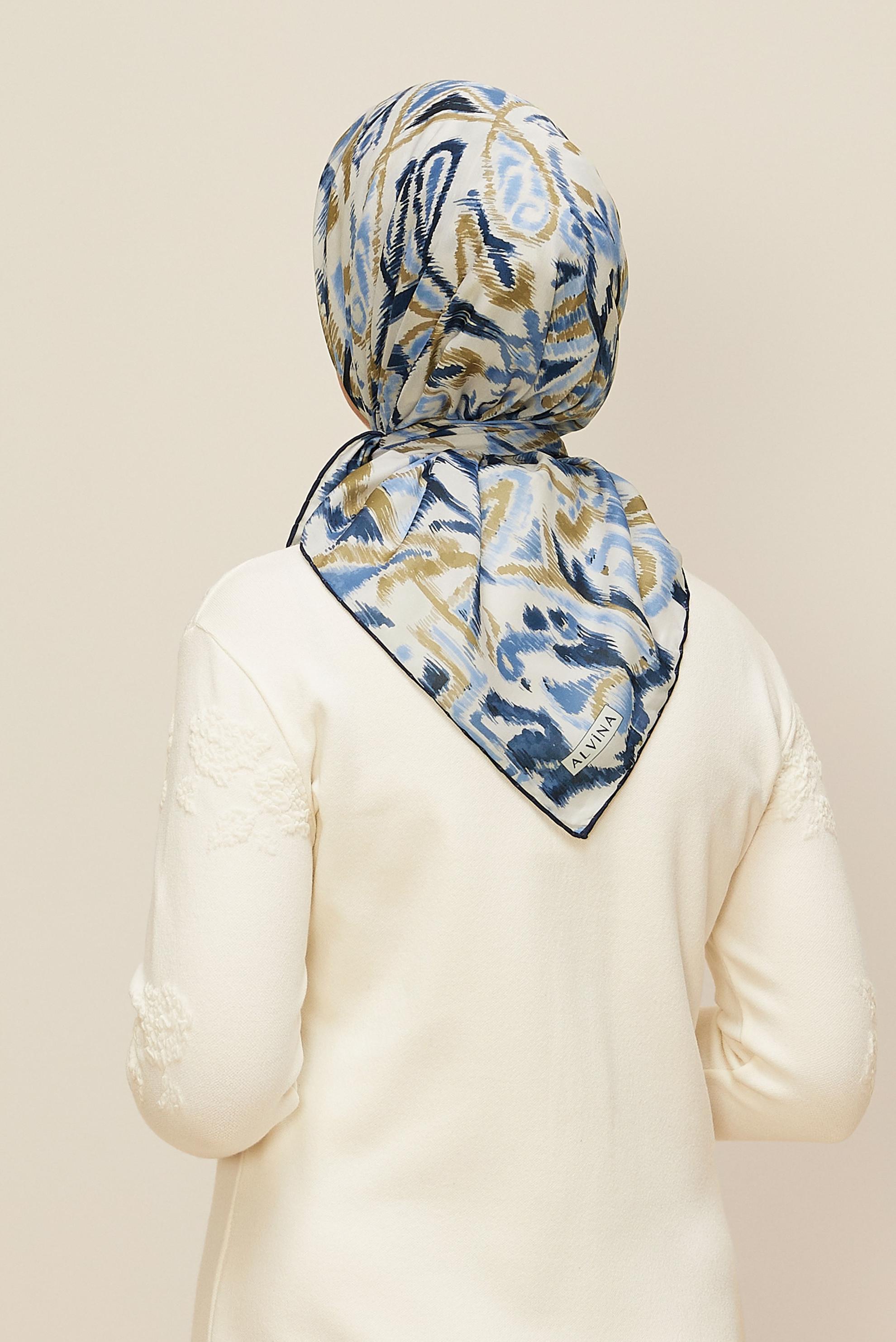 Vêtements hijab BLEU MARINE 10866 ALVİNA SOFT EŞARPP (HNM)