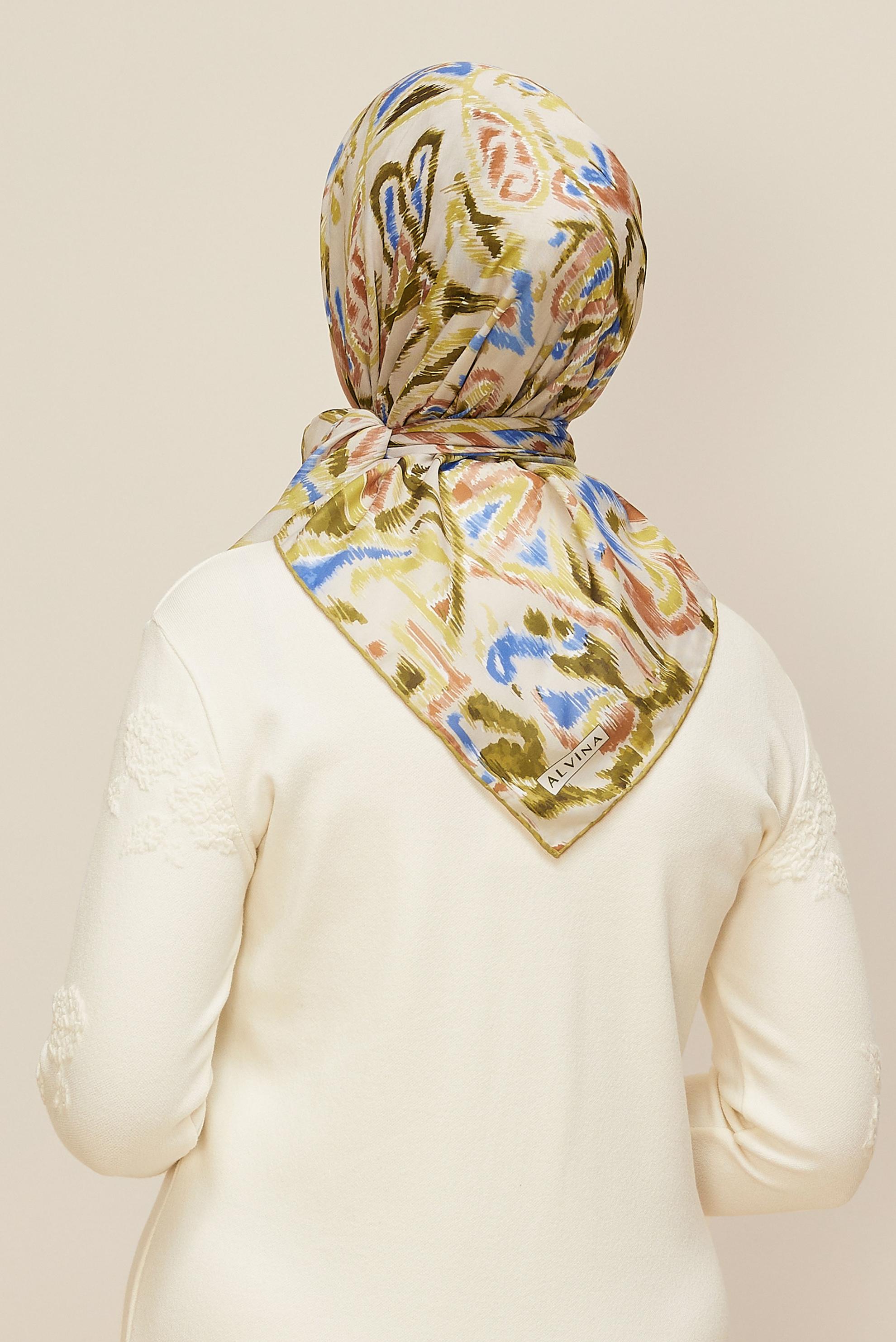 Vêtements hijab VERT 10866 ALVİNA SOFT EŞARPP (HNM)