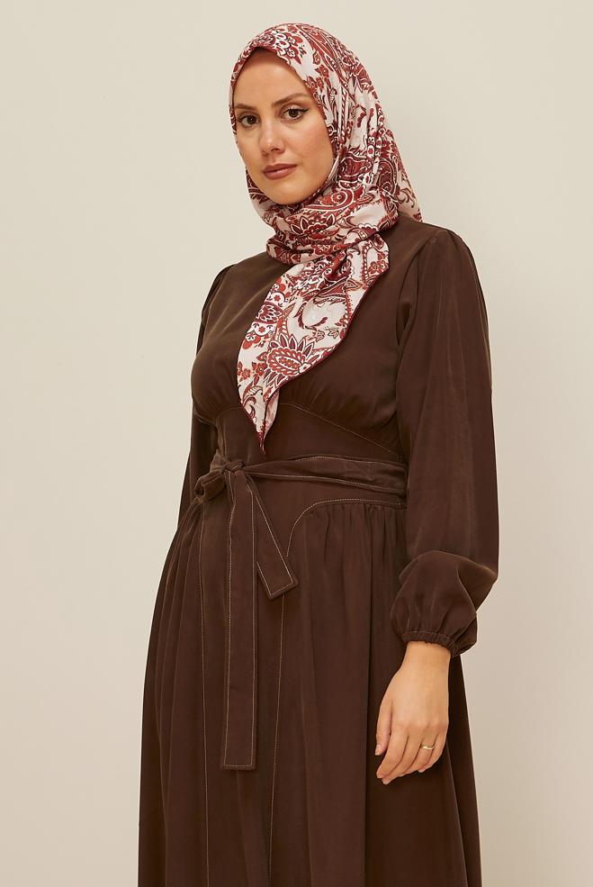 Hijab clothing RED ALVINA SCARF 10876 - ALVİNA