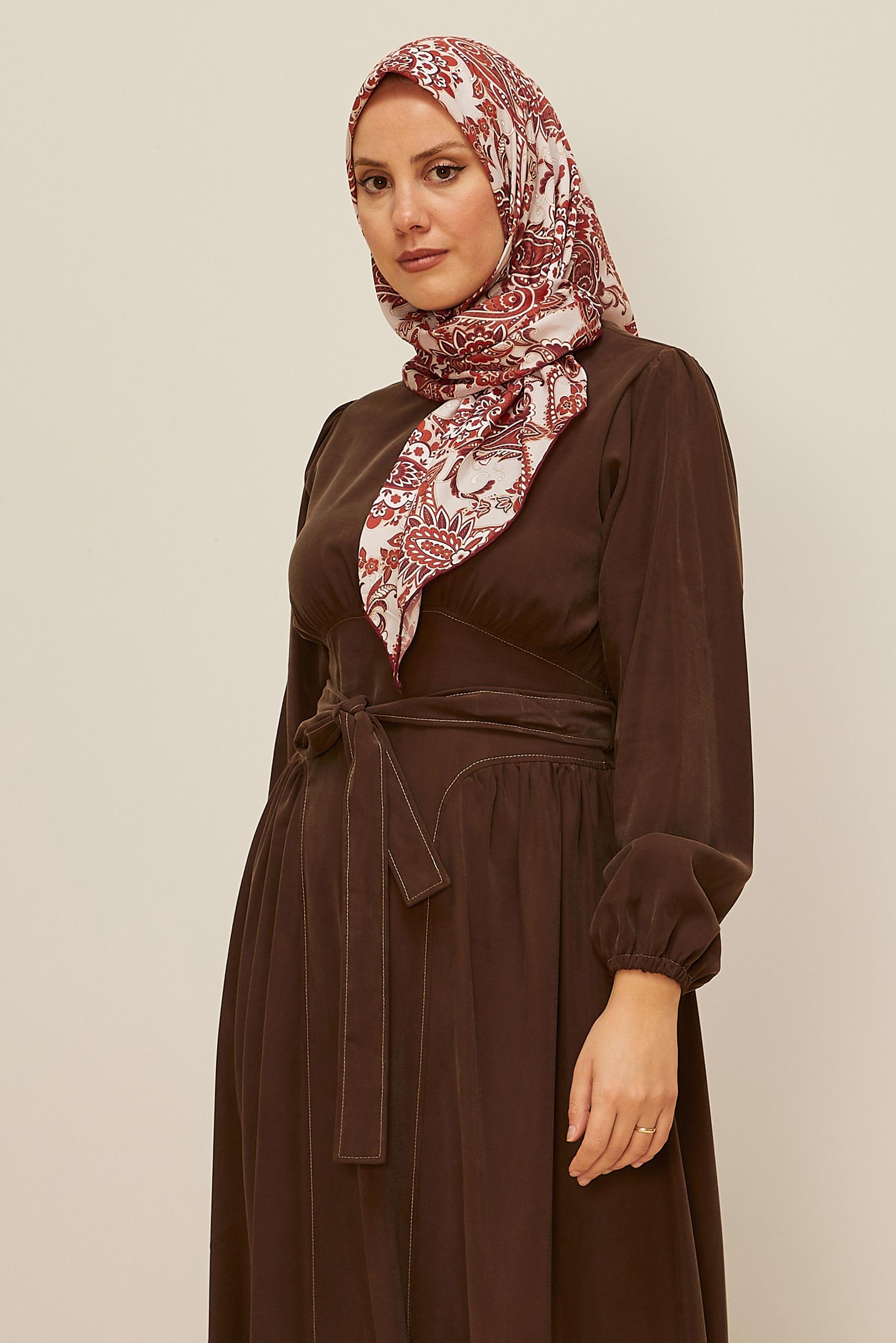 Hijab clothing RED ALVINA SCARF 10876