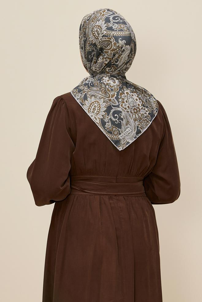 Hijab clothing GREY ALVINA SCARF 10876 - ALVİNA