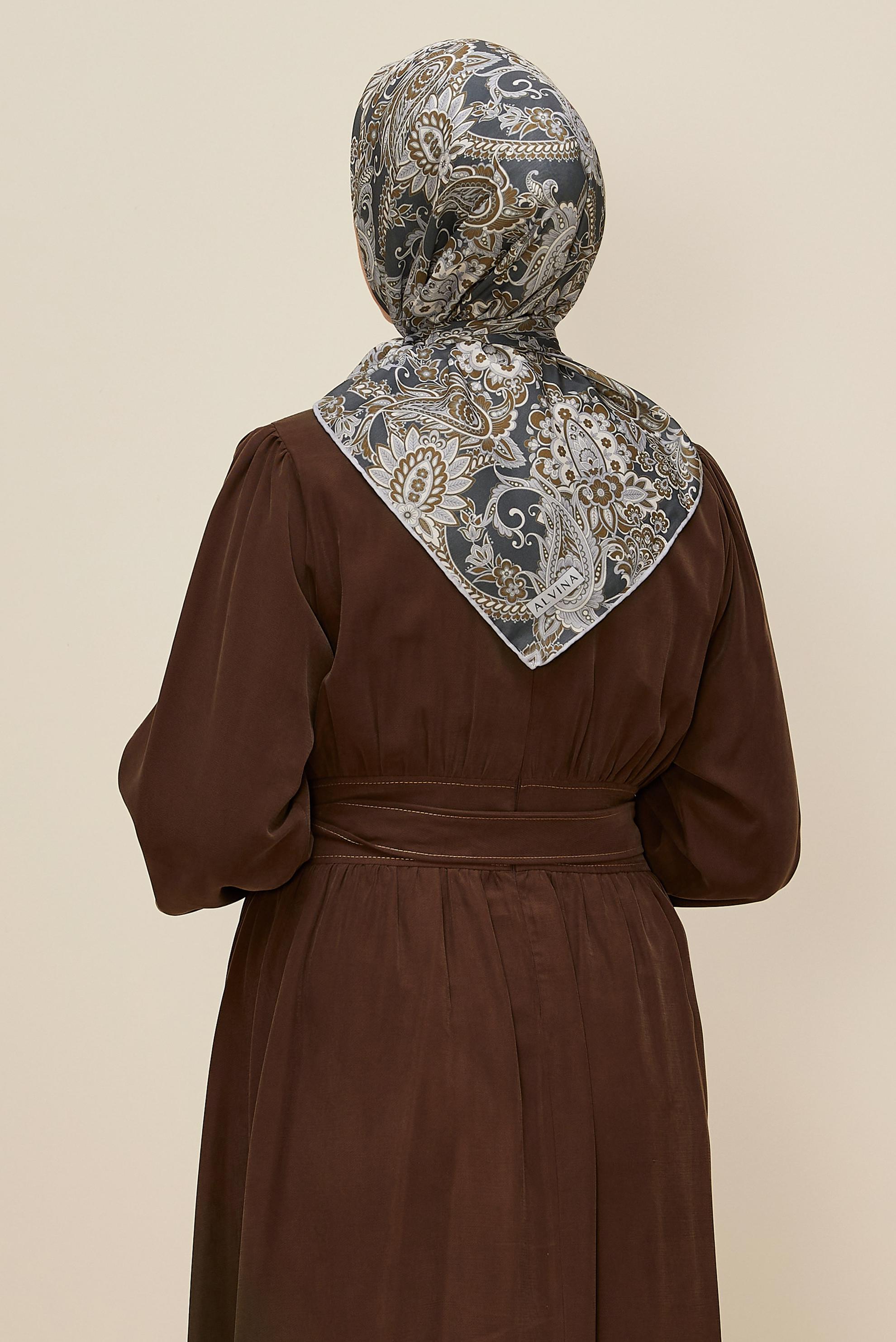 Hijab clothing GREY ALVINA SCARF 10876