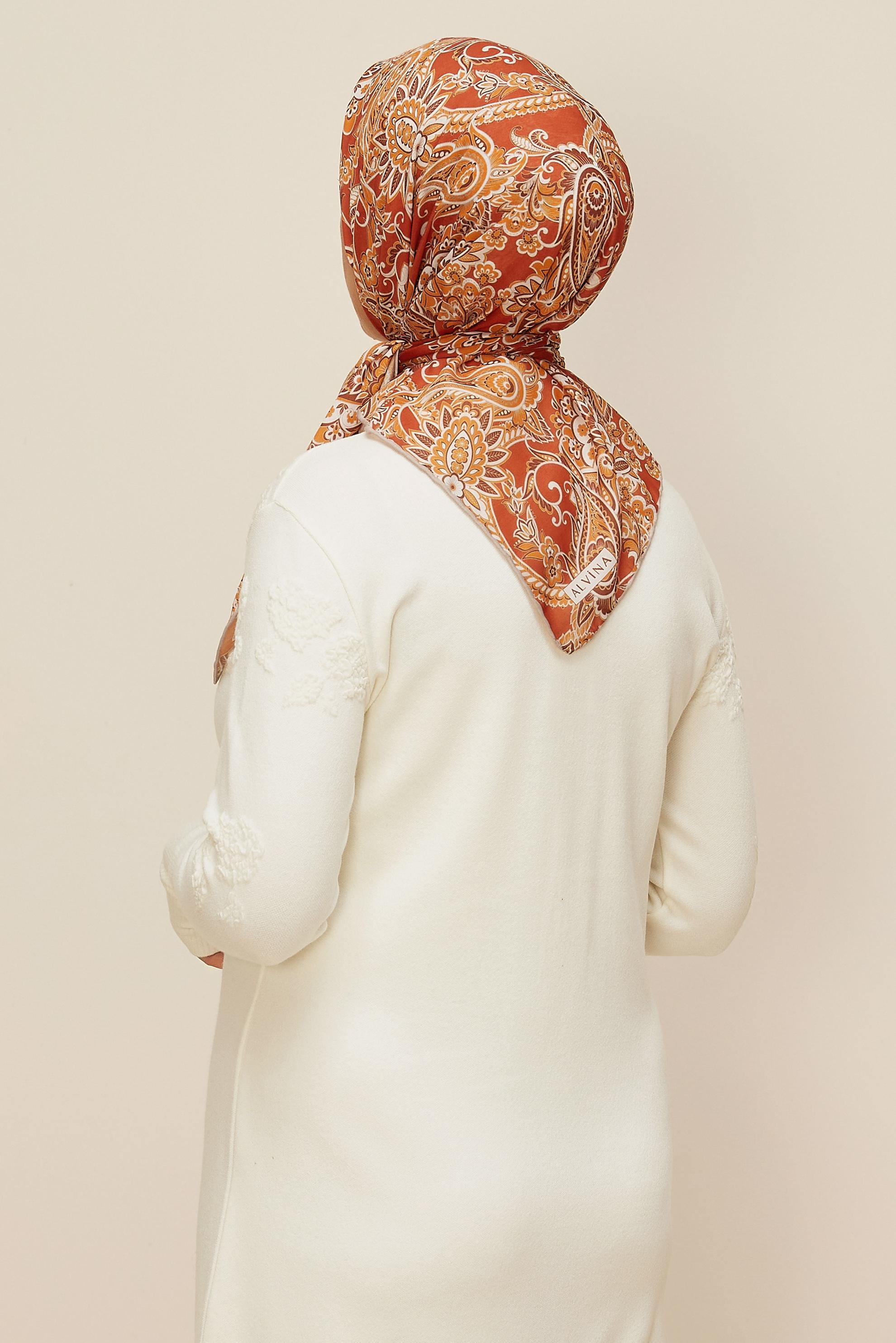 Hijab clothing ORANGE ALVINA SCARF 10876