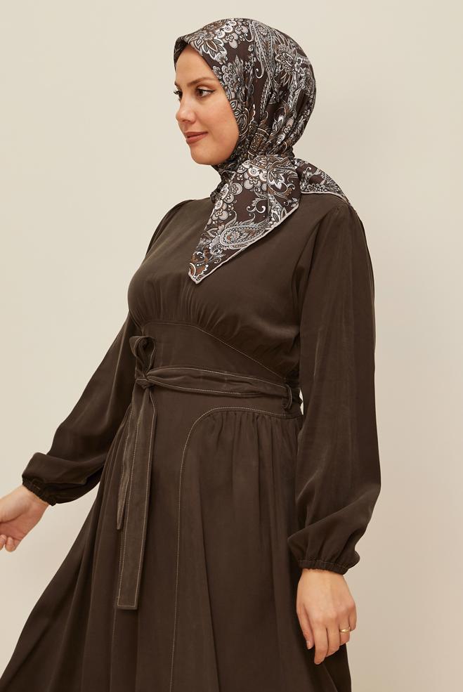 Hijab clothing BROWN ALVINA SCARF 10876 - ALVİNA