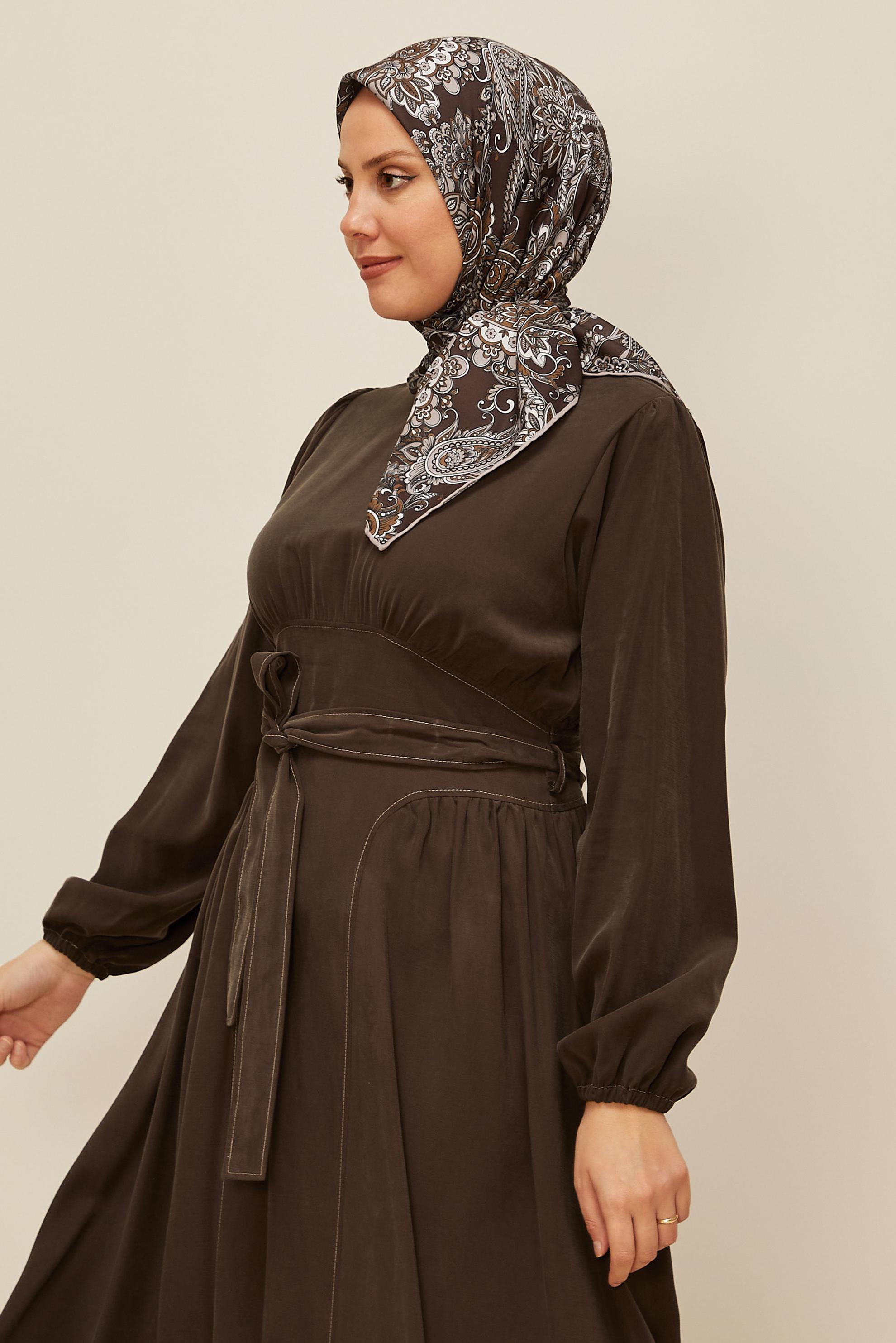Hijab clothing BROWN ALVINA SCARF 10876