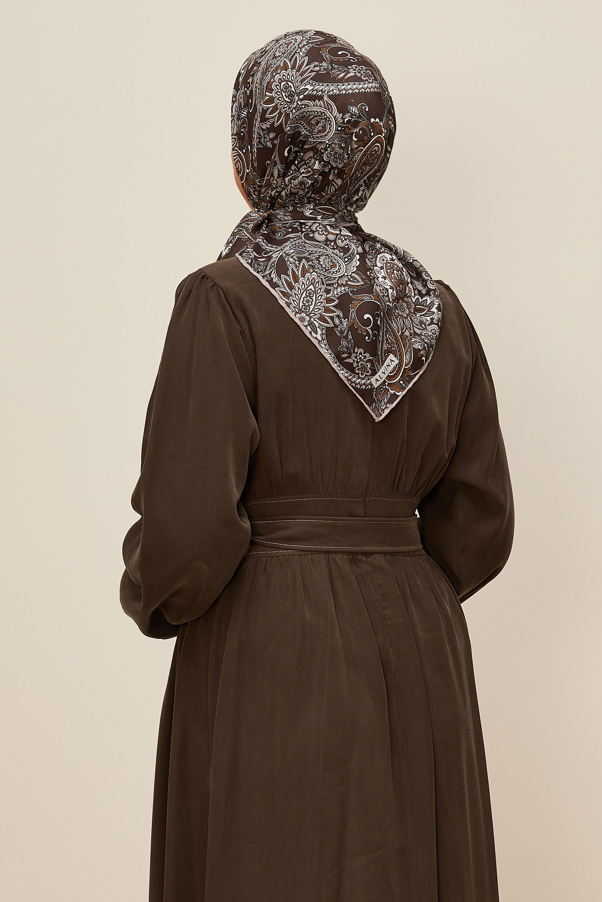 Hijab clothing BROWN ALVINA SCARF 10876