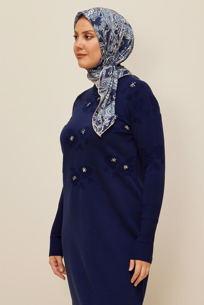 Hijab clothing NAVY BLUE ALVINA SCARF 10876 - ALVİNA