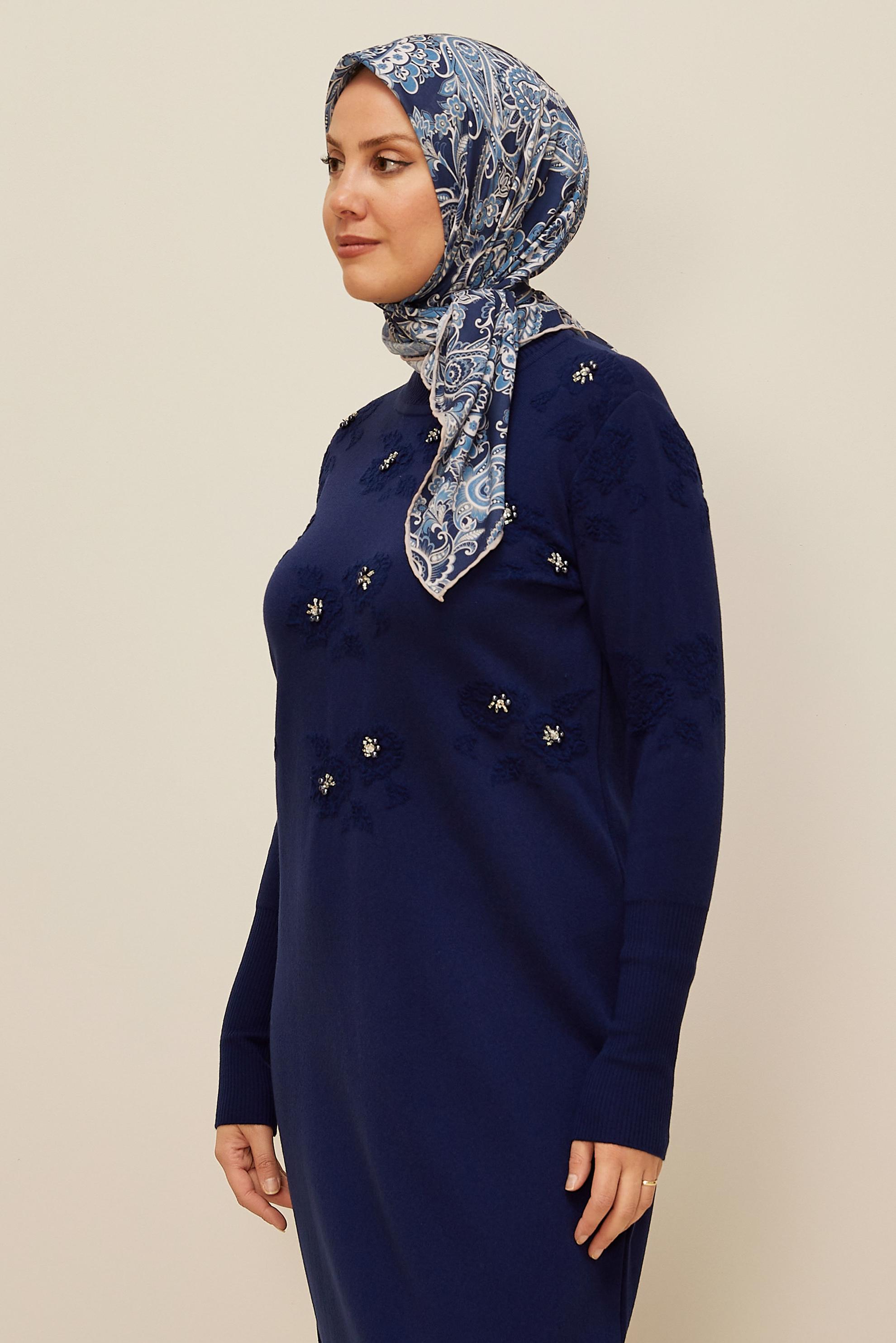 Hijab clothing NAVY BLUE ALVINA SCARF 10876