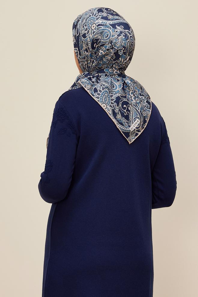 Hijab clothing NAVY BLUE ALVINA SCARF 10876 - ALVİNA
