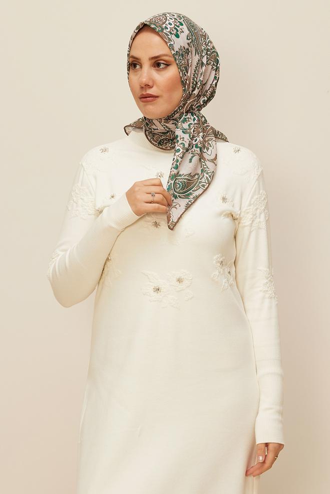 Vêtements hijab VISON ÉCHARPE ALVINA 10876 - ALVİNA