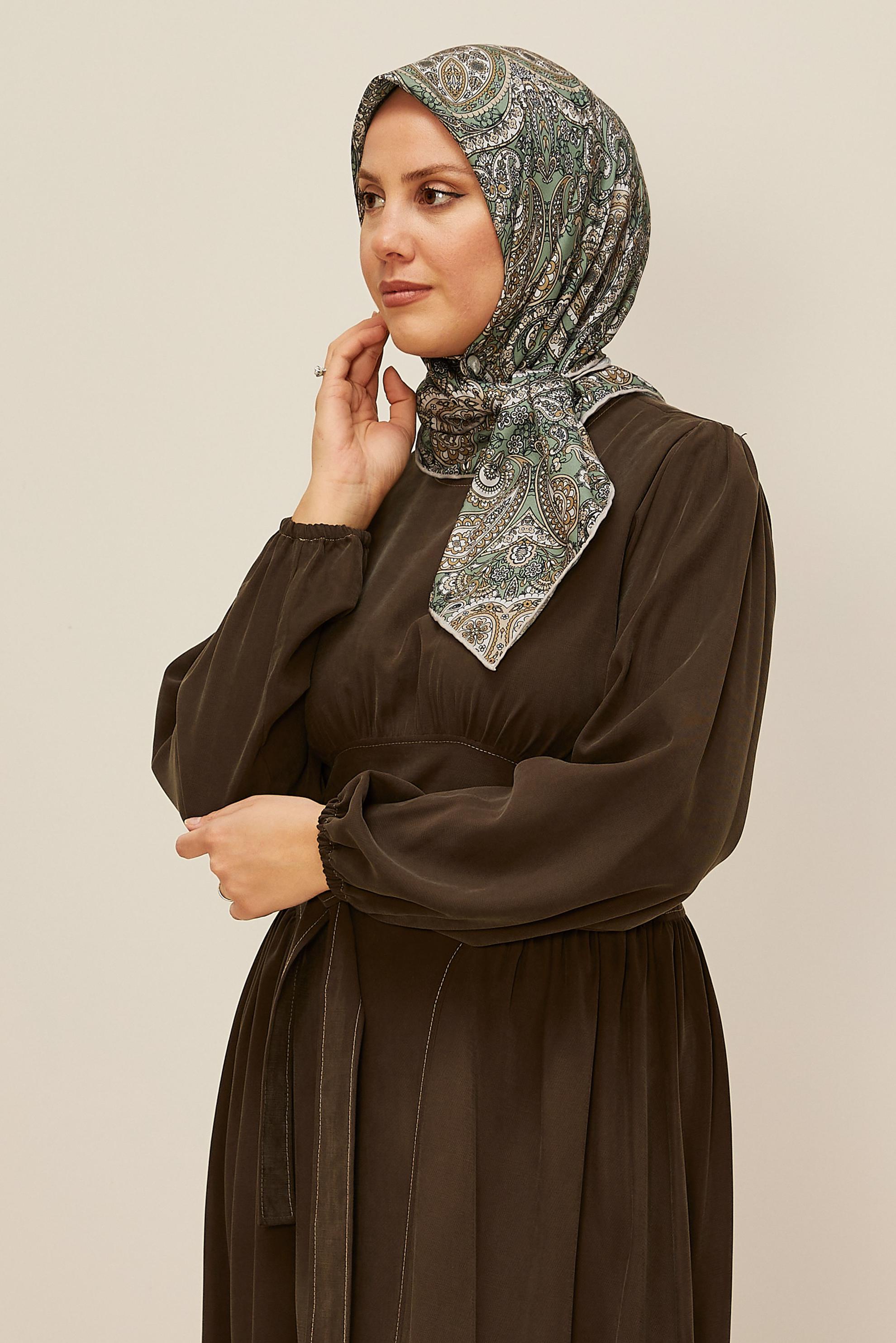 Tesettür giyim BEJ ALVİNA SOFT EŞARP 10880