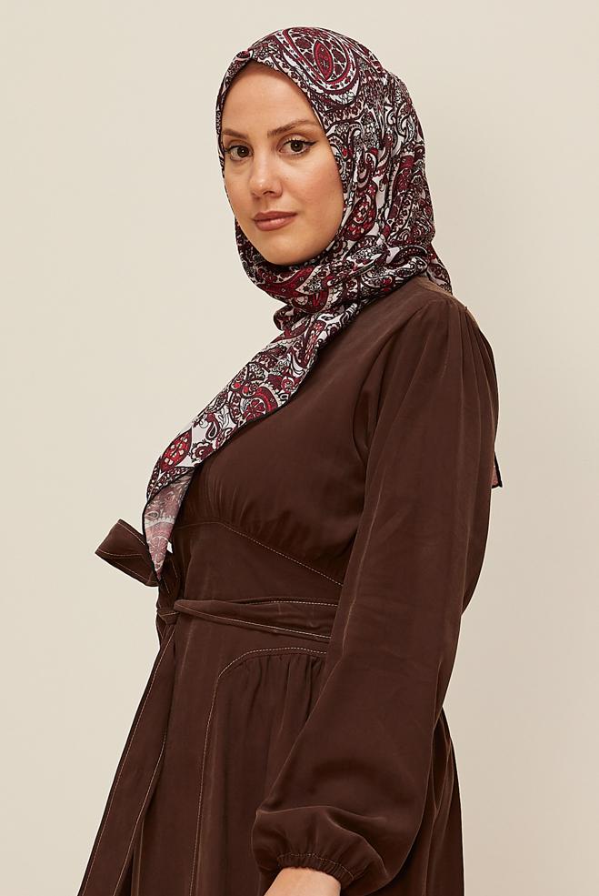 Tesettür giyim BORDO ALVİNA SOFT EŞARP 10880 - ALVİNA