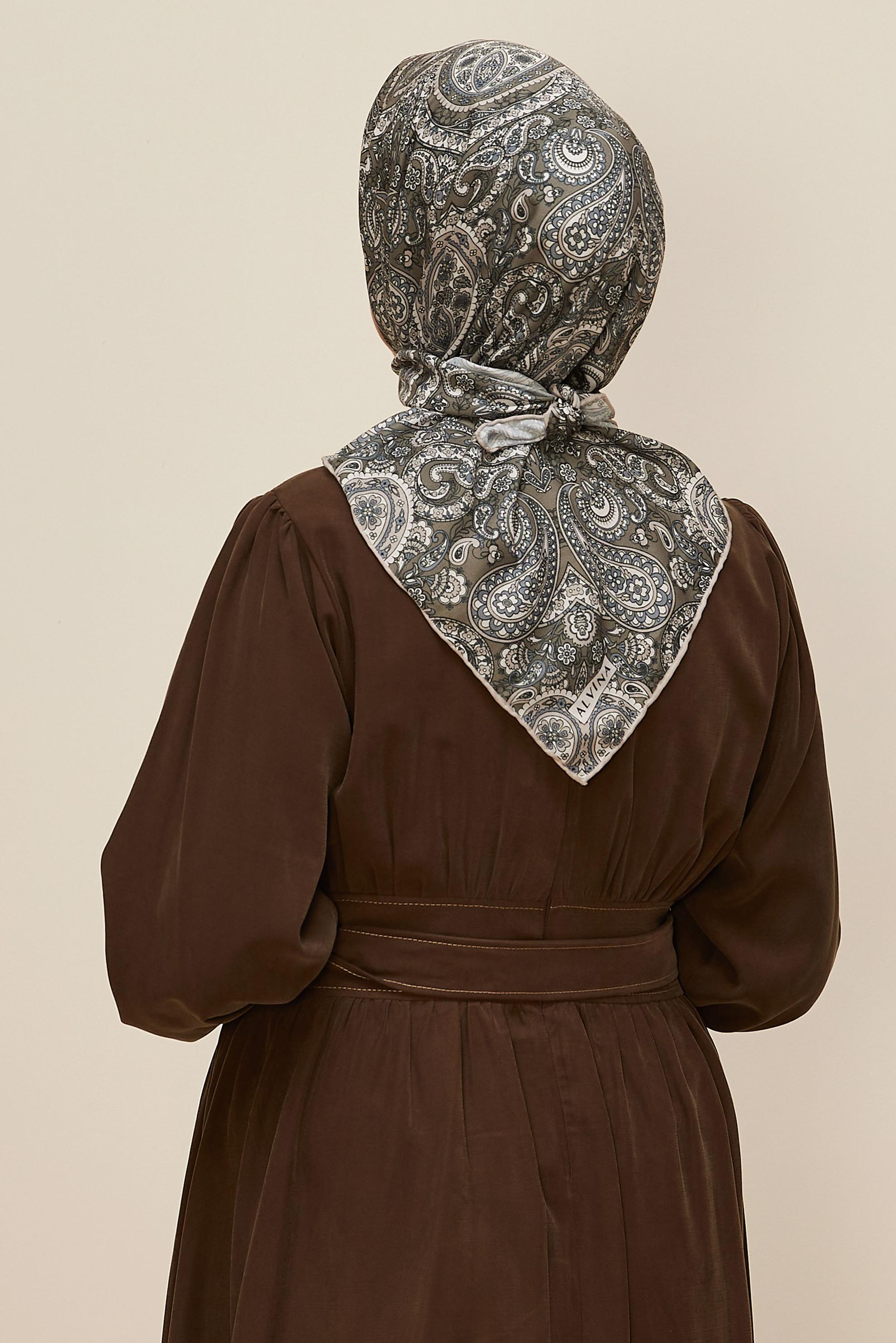 Tesettür giyim BEJ ALVİNA SOFT EŞARP 10880