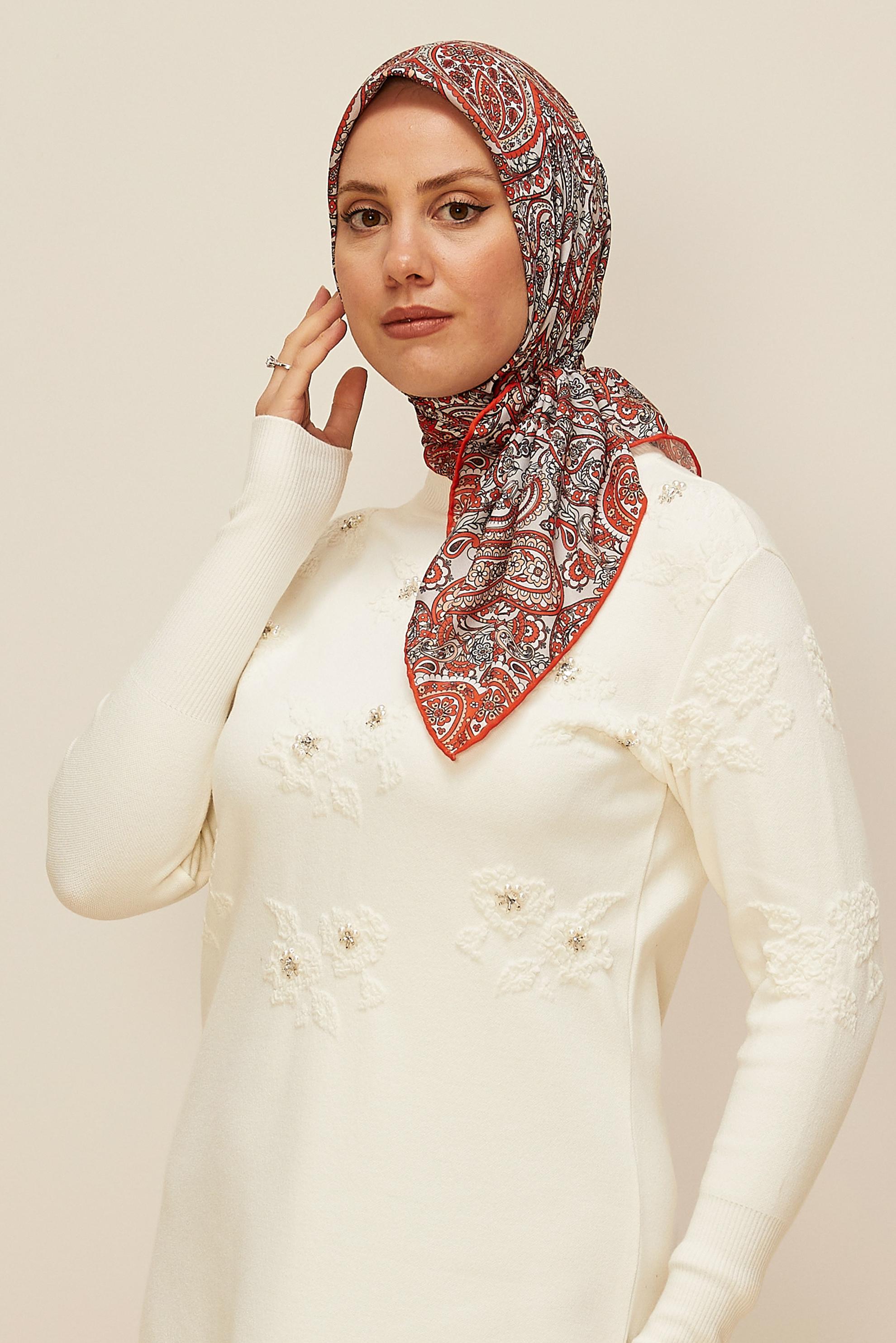 Tesettür giyim MERCAN ALVİNA SOFT EŞARP 10880