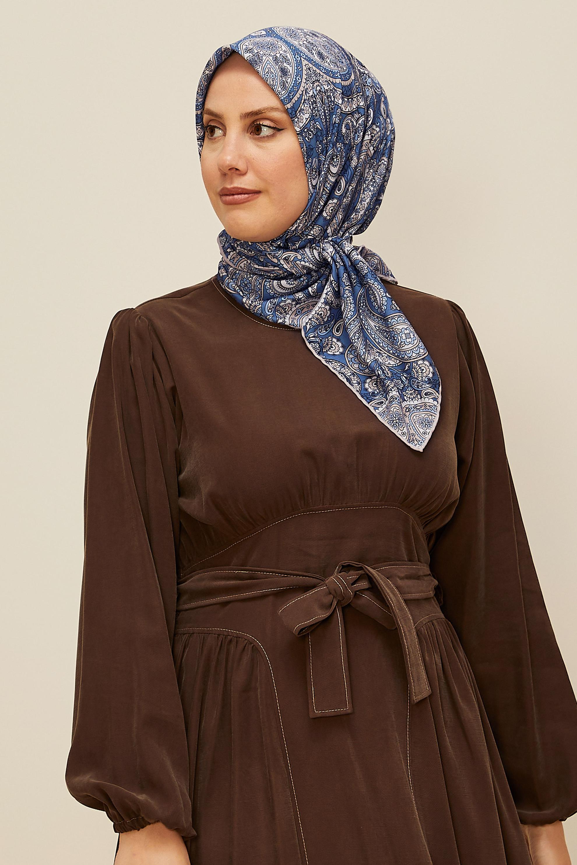 Vêtements hijab BLEU MARINE ÉCHARPE ALVINA SOFT 10880