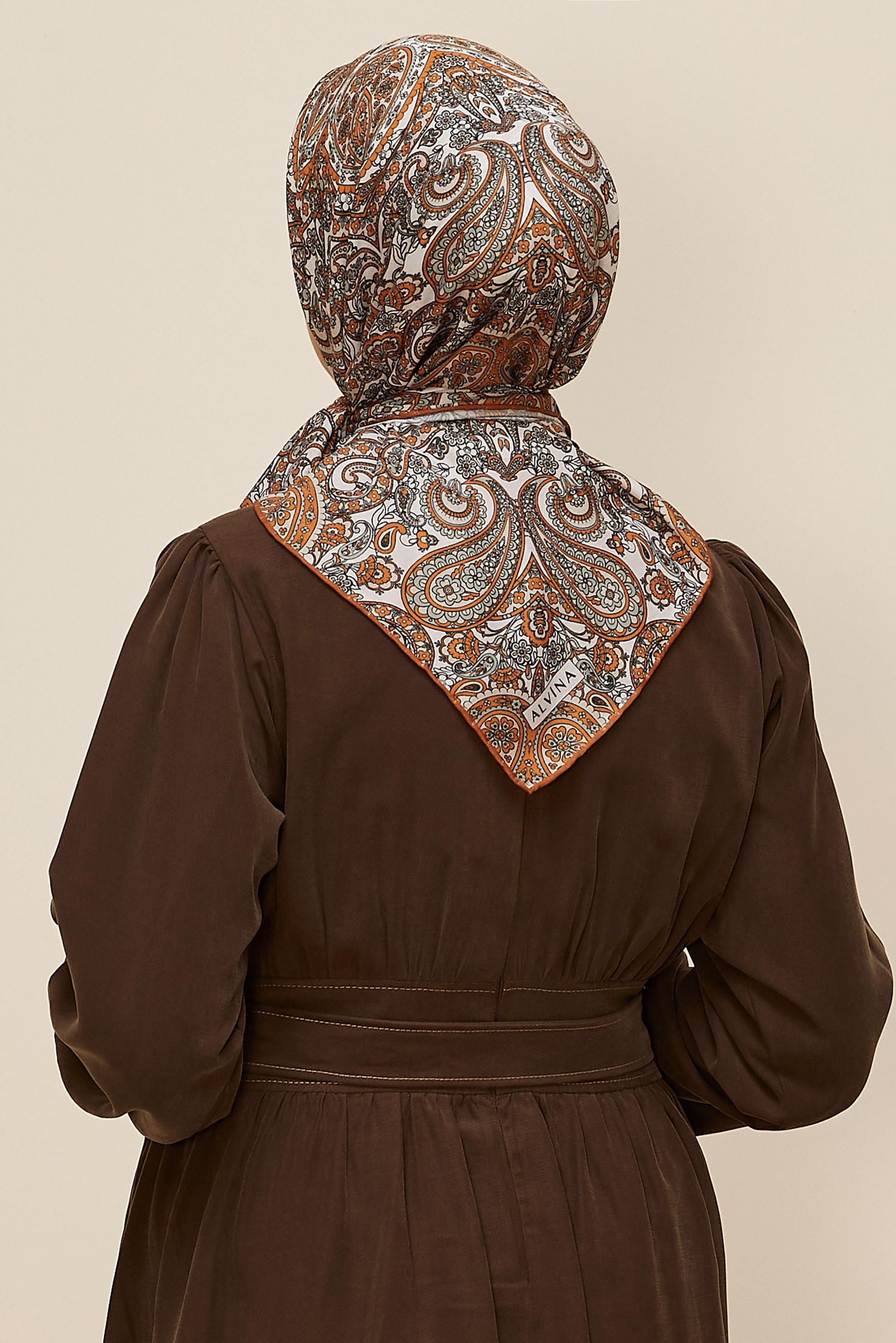 Vêtements hijab BRUN ÉCHARPE ALVINA SOFT 10880